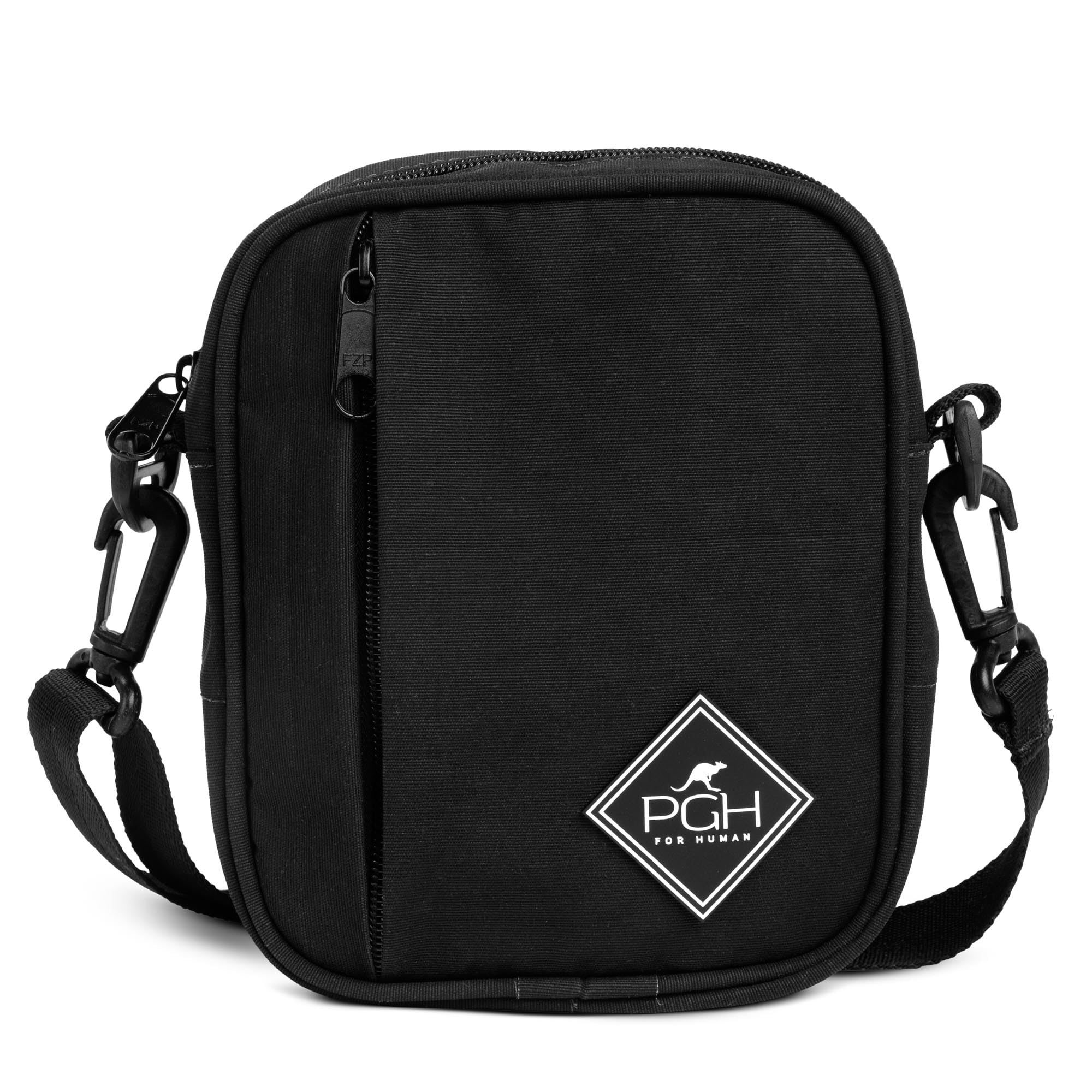Bolsa Shoulder Bag Transversal Pequena Unissex em Lona Impermeável