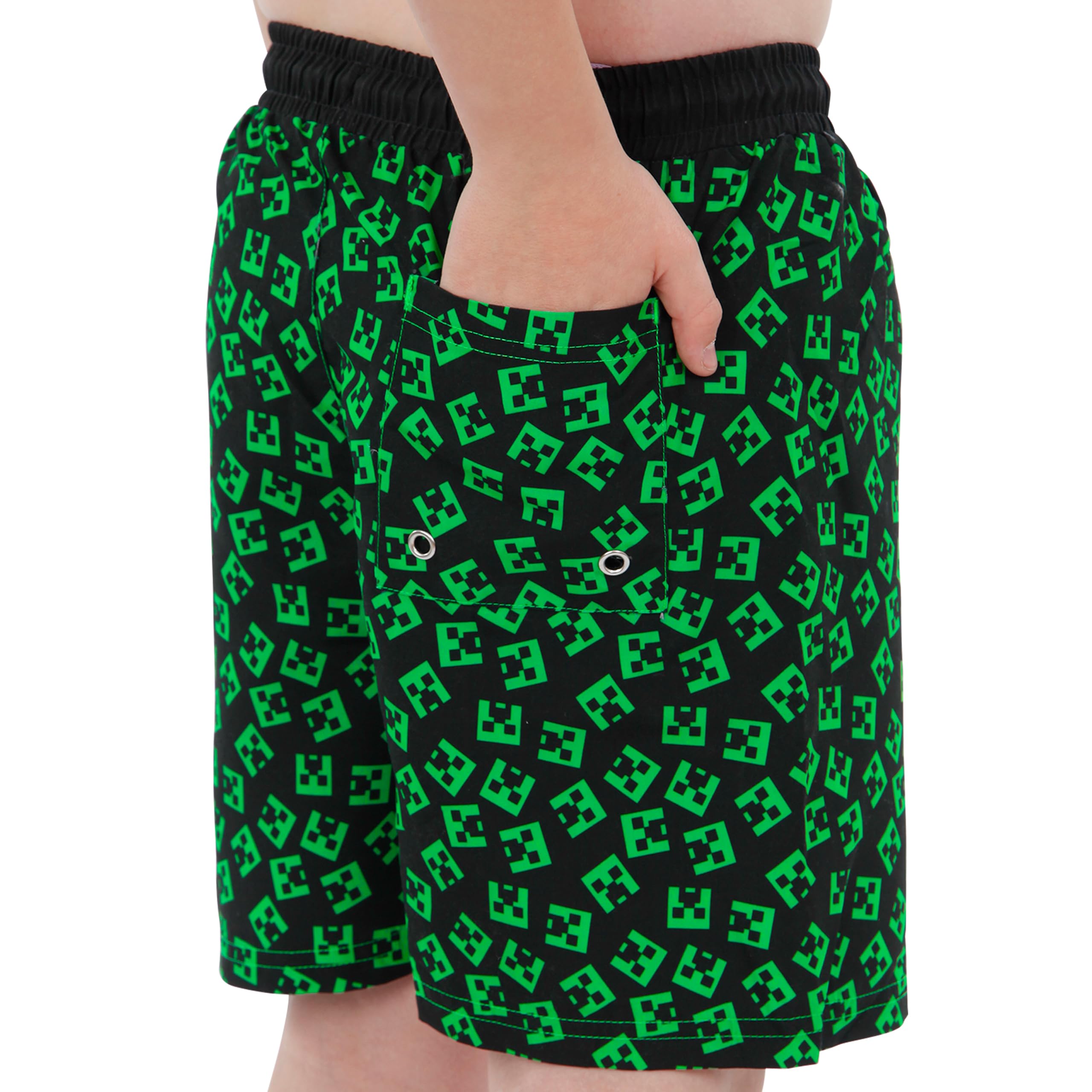 Minecraft Costume da Bagno per Ragazzi a Due Pezzi Creeper