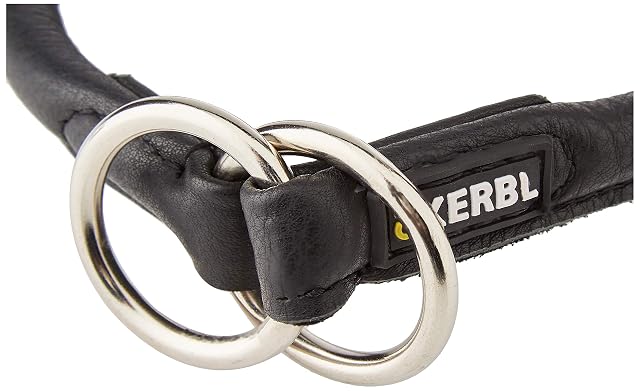 Foto 3 de 4 de KERBL PET Gargantilla Roma Redonda de Piel, 45 cm, Color Negro