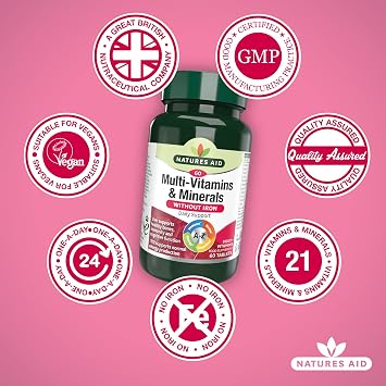 Natures Aid Multi Vitamins and Mineral 60 Tablets