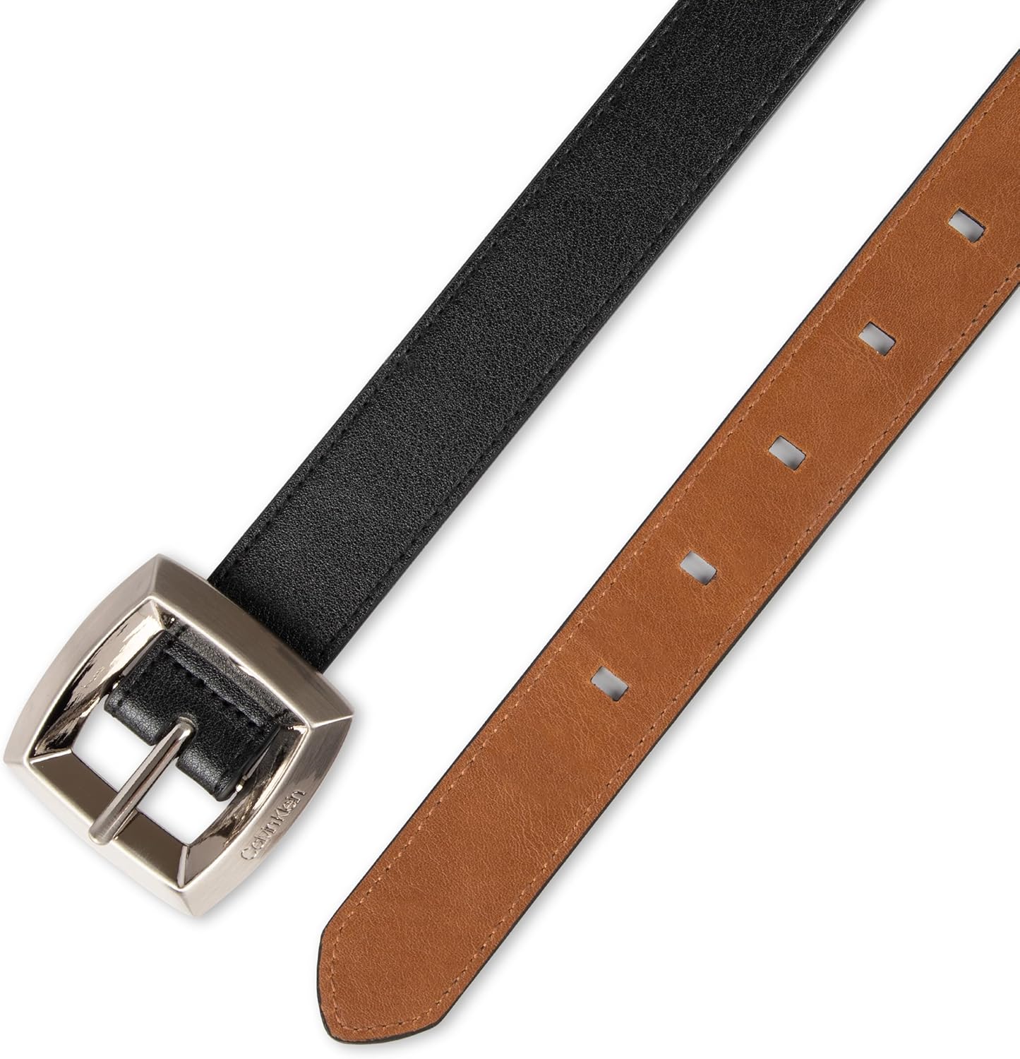 Calvin Klein Women's Two-in-One Reversible Skinny Belt for Jeans, Trousers and Dresses - Image 5