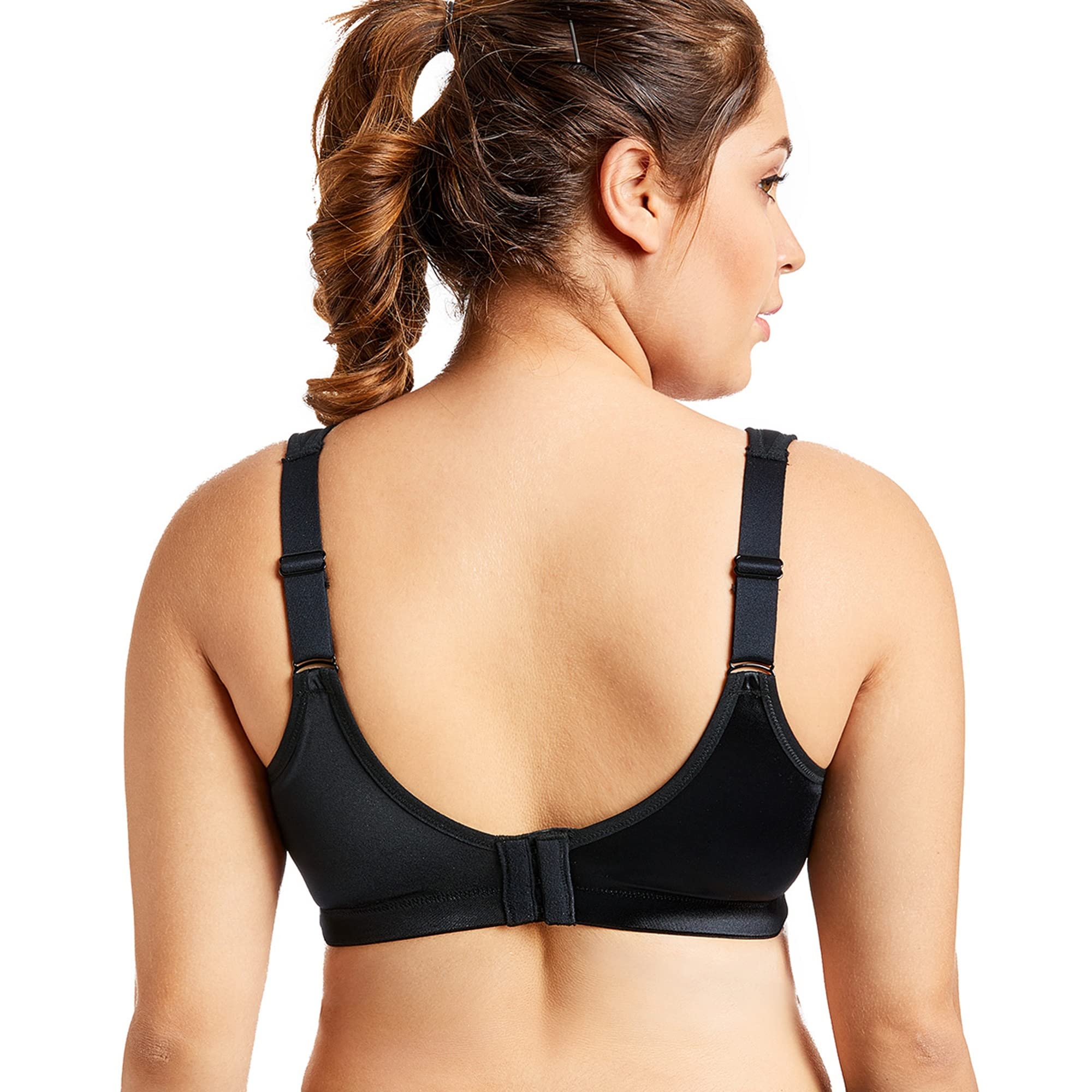 Biustonosze sportowe dla kobiet, bezprzewodowy bezszwowy biustonosz do spania w dużym rozmiarze, joga Bralette bieganie rekreacja Crop Tops kamizelka (kolor: Czarny, rozmiar: 110 G)