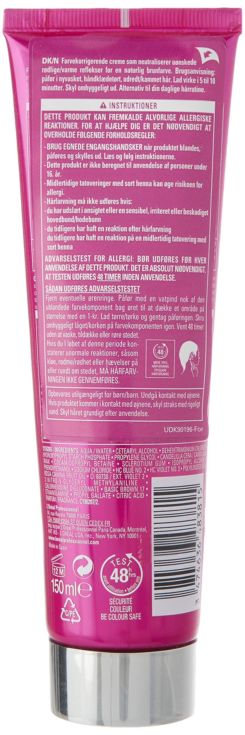 L'Oréal Professionnel Serie Expert Vitamino Color A.OX Cc Cream Brunes, Farbkorrekturcreme für braunes Haar, 1er Pack (1 x 150 ml)