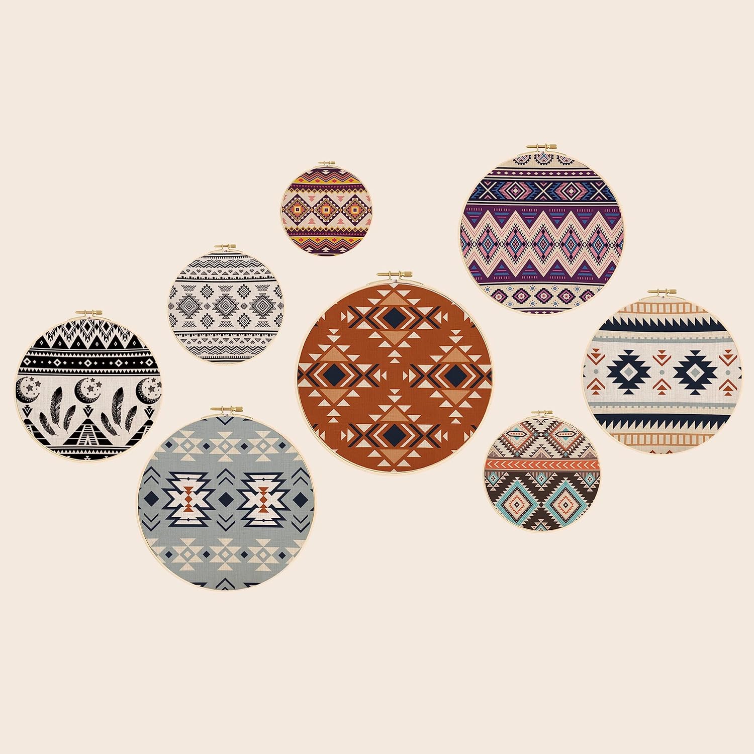 ALYBSOO Wall Art Decor, Boho Wall Hanging Decor, Boho