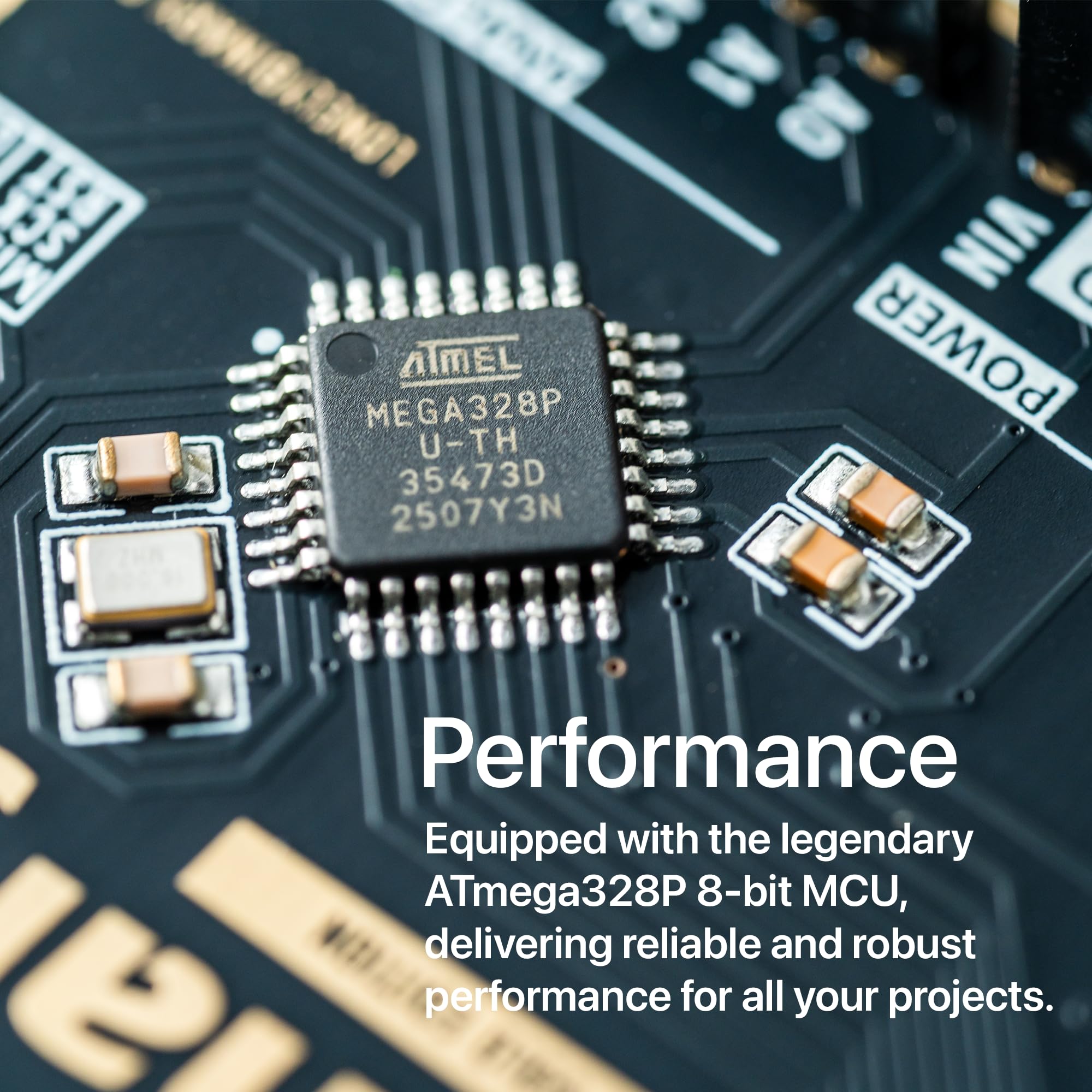 Lonely Binary UNO R3 Gold Edition - ATmega328P, ATMEGA16U2, scheda di sviluppo senza piombo con USB Type-C | Compatibile con Arduino IDE