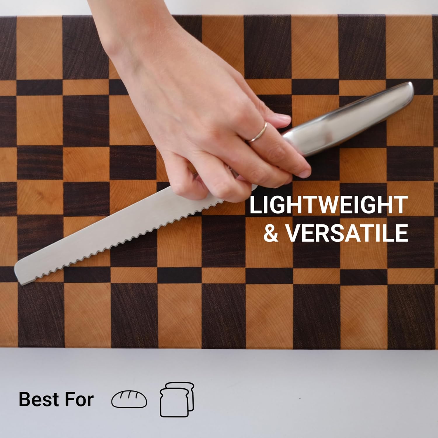 HAST 4-Piece Premium Design Knife Set, Razor-Sharp Professional Knife Set, Japanese Carbon Steel, Lightweight, Ergonomic & Award-Winning Design, Sleek Stainless Steel Essential Kitchen Knife Set