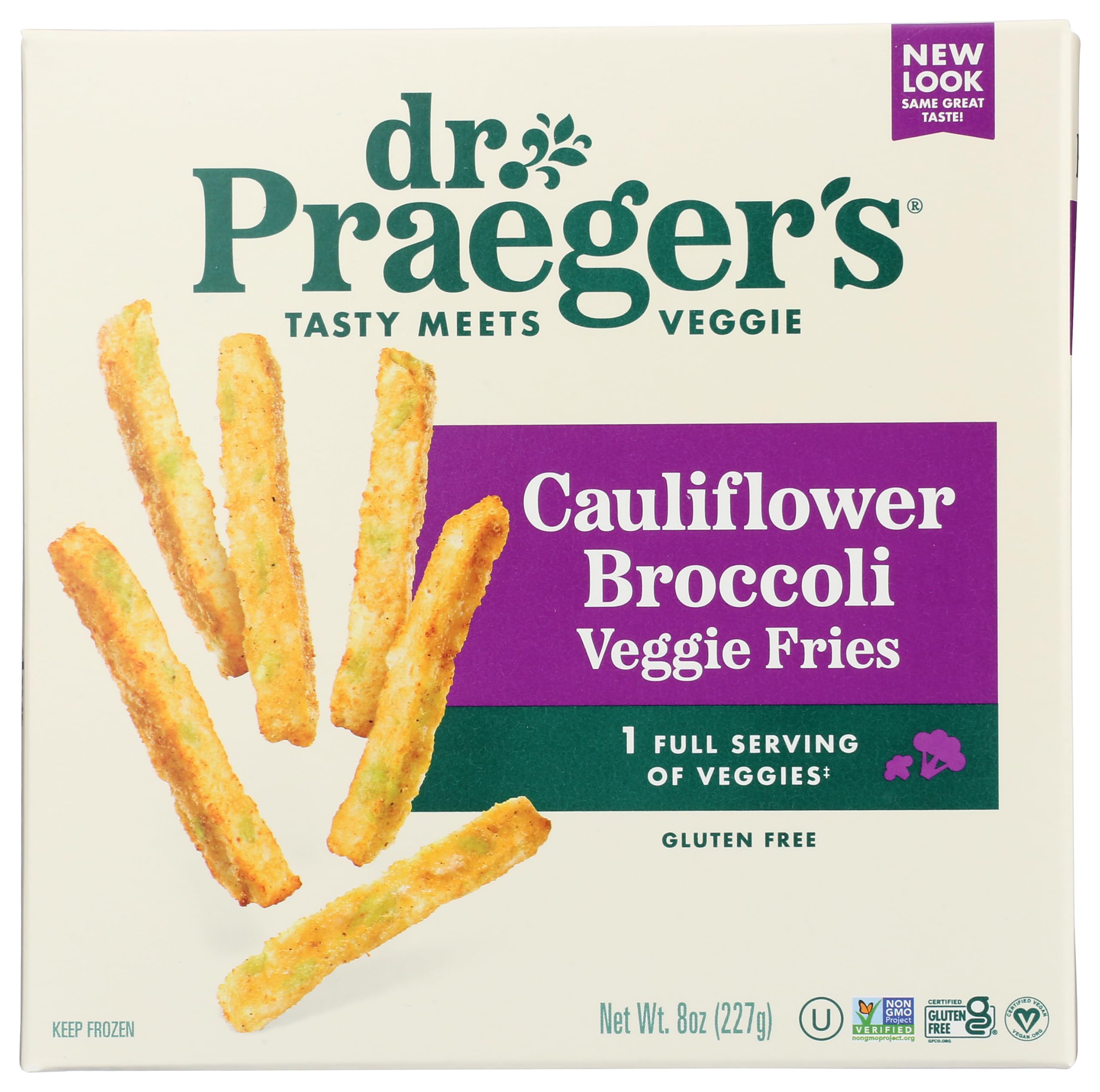 Dr Praegers Cauliflower Broccoli Veggie Fries, 8 Oz