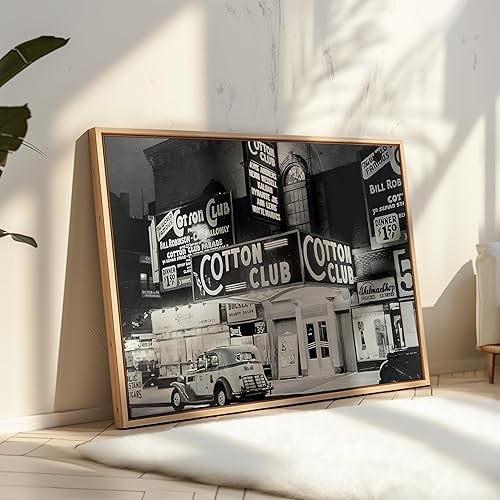 Miniatura 4 de Poster Master Póster de viaje vintage, estampado retro de Cotton Club New York, arte de Nueva York, regalo para amantes de los viajes, propietario