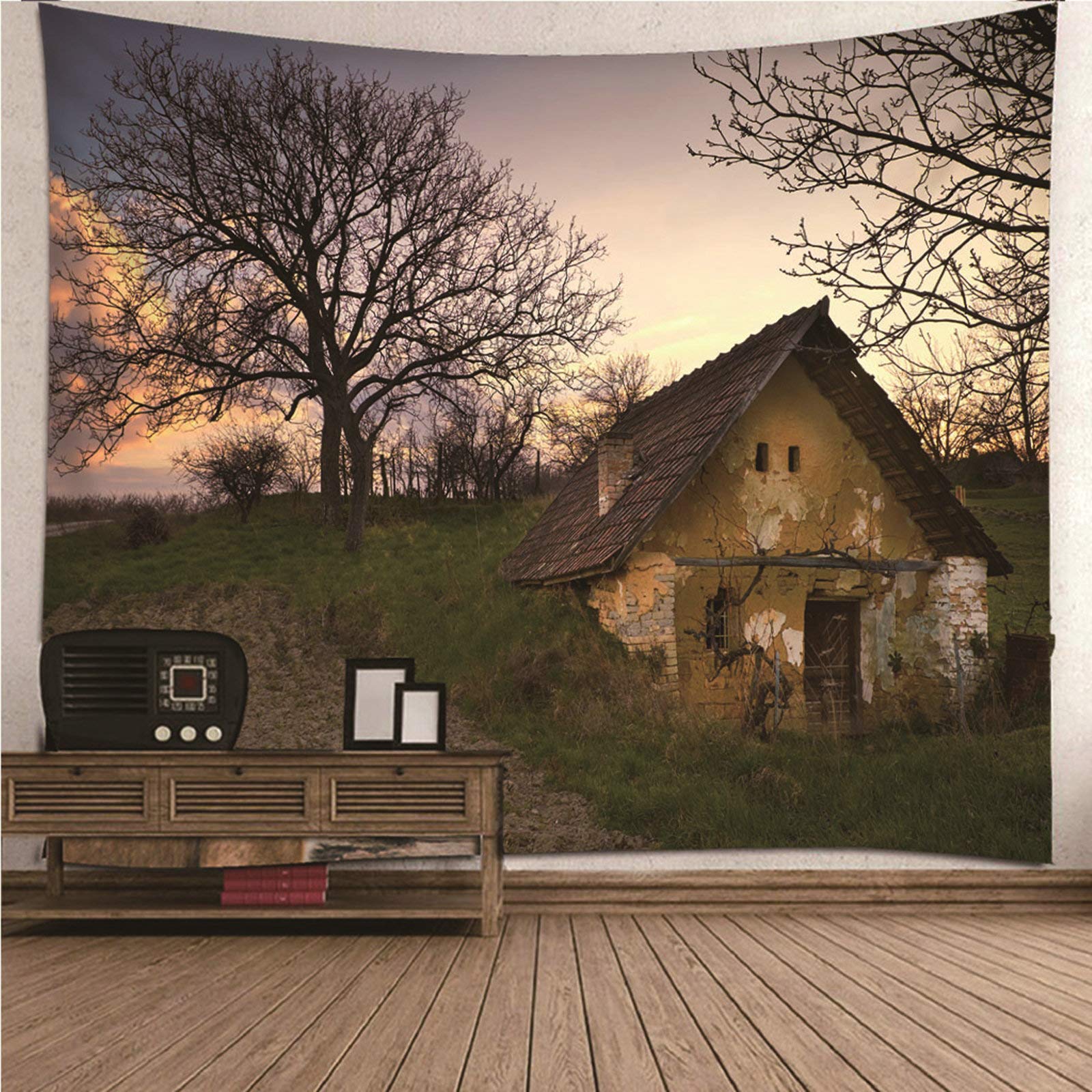 Tapiz de pared KnSam de 150x130 cm para dar un toque natural y acogedor a tu salón