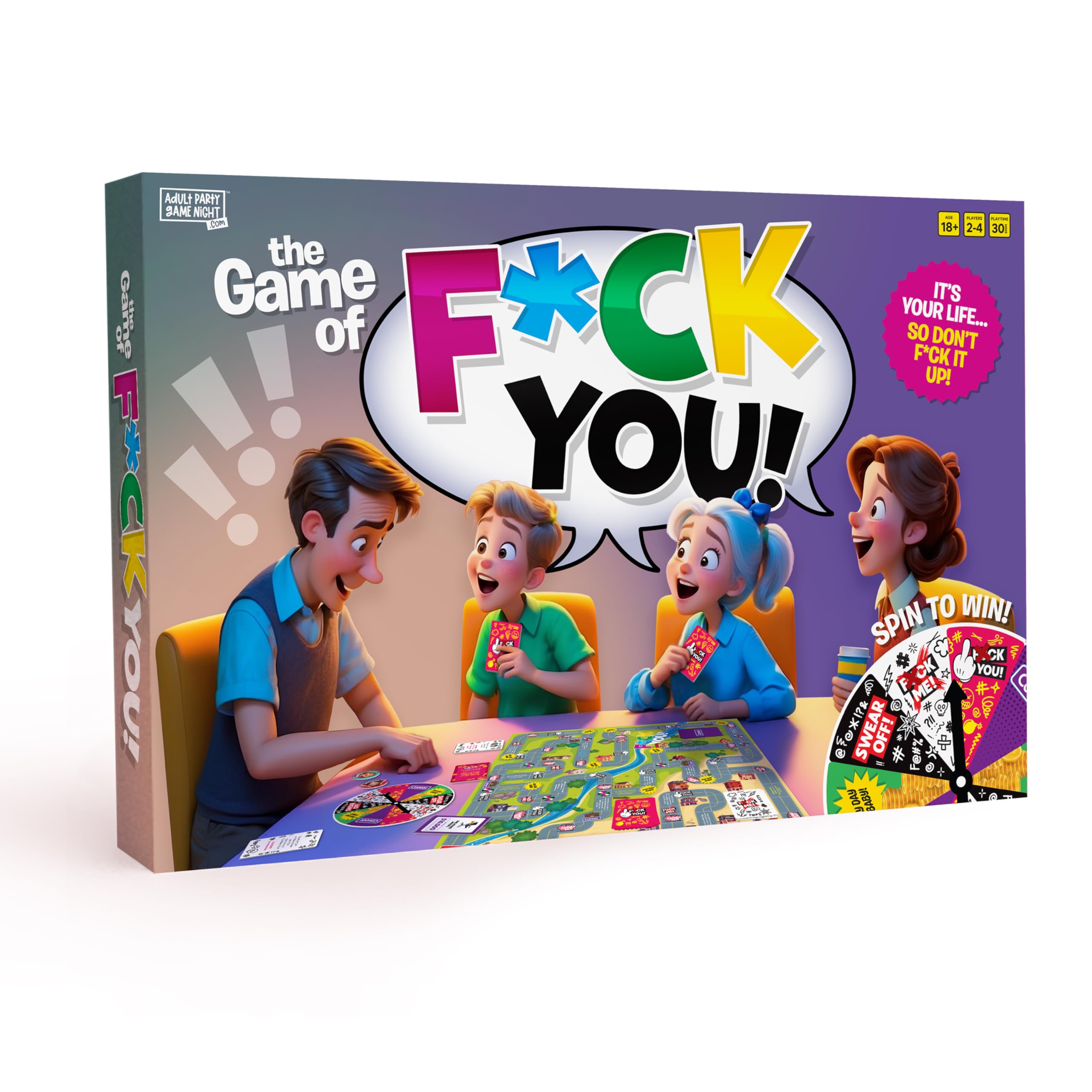 Imagination Gaming The Game of F*ck You, Multicolor, 50 cm x 50 cm x 0.1 cm