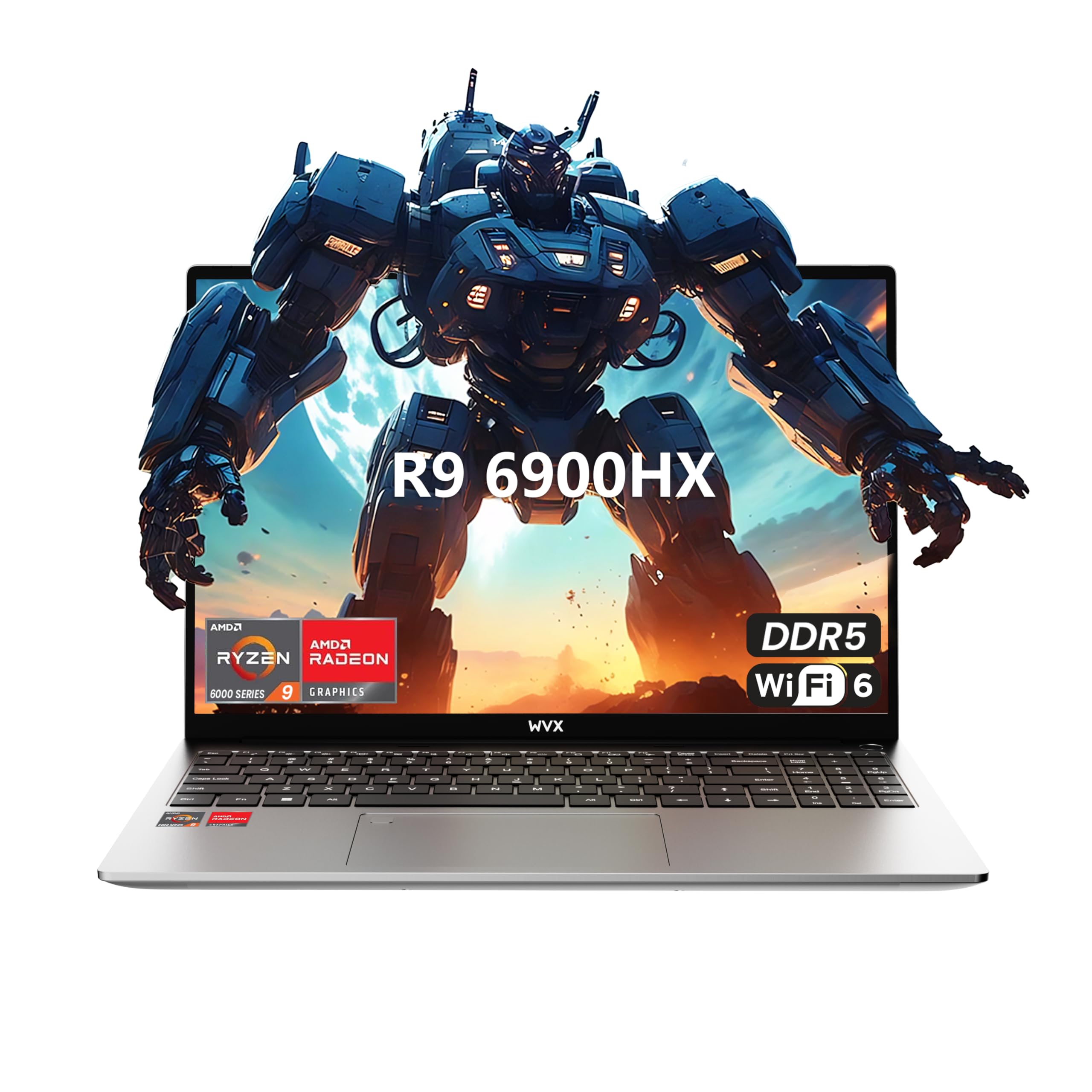 Amazon.com: WVX Gaming Laptop AMD Ryzen 9 6900HX (4.9Ghz 8C 16T