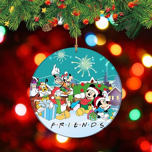 Bonitos adornos de Navidad 2022 adornos de película de Navidad para decoración de árboles de Navidad adornos de árbol de Navidad de dibujos animados