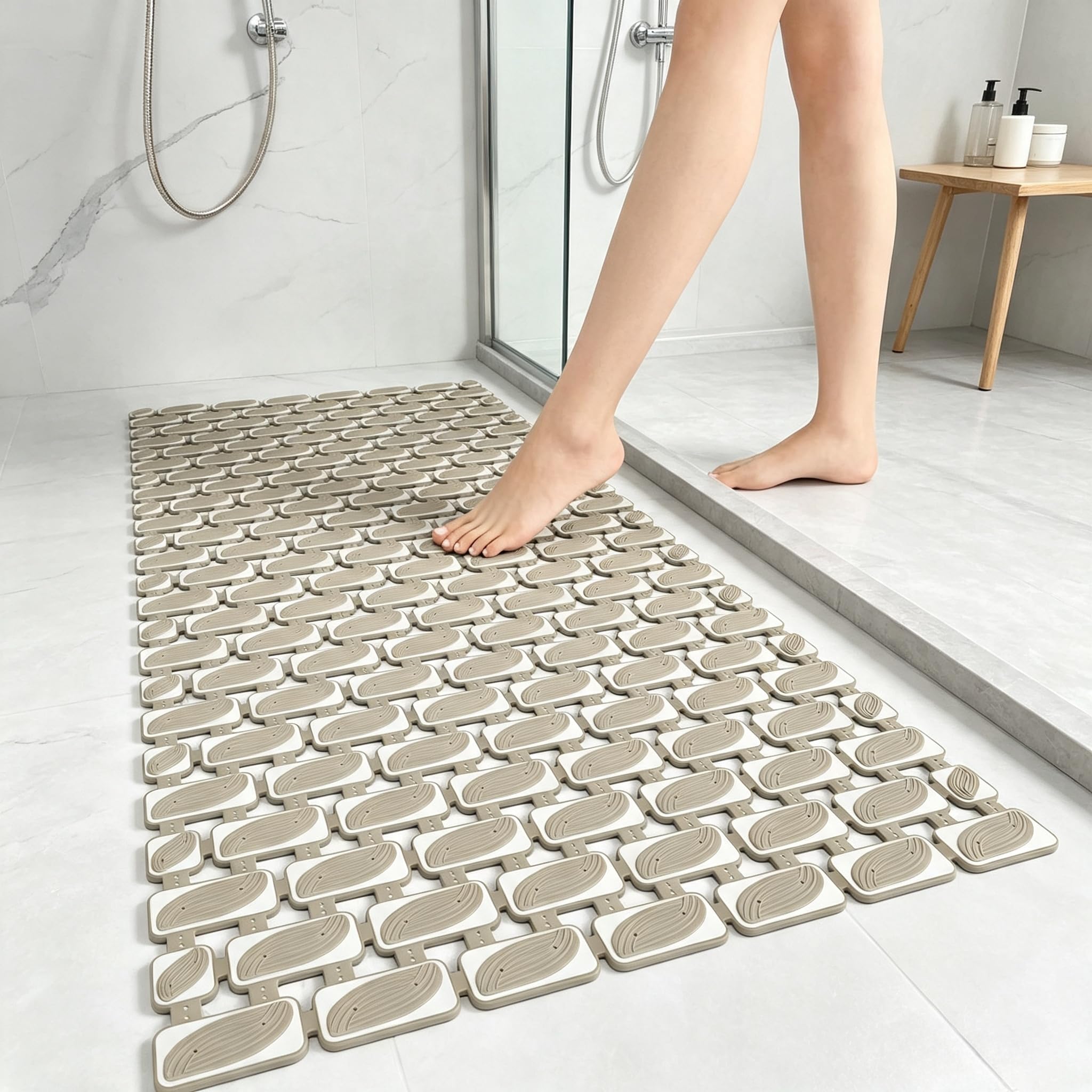 Bingobang Large Shower Mat Non Slip Anti Mould for Elderly 90 x 40cm — image 1