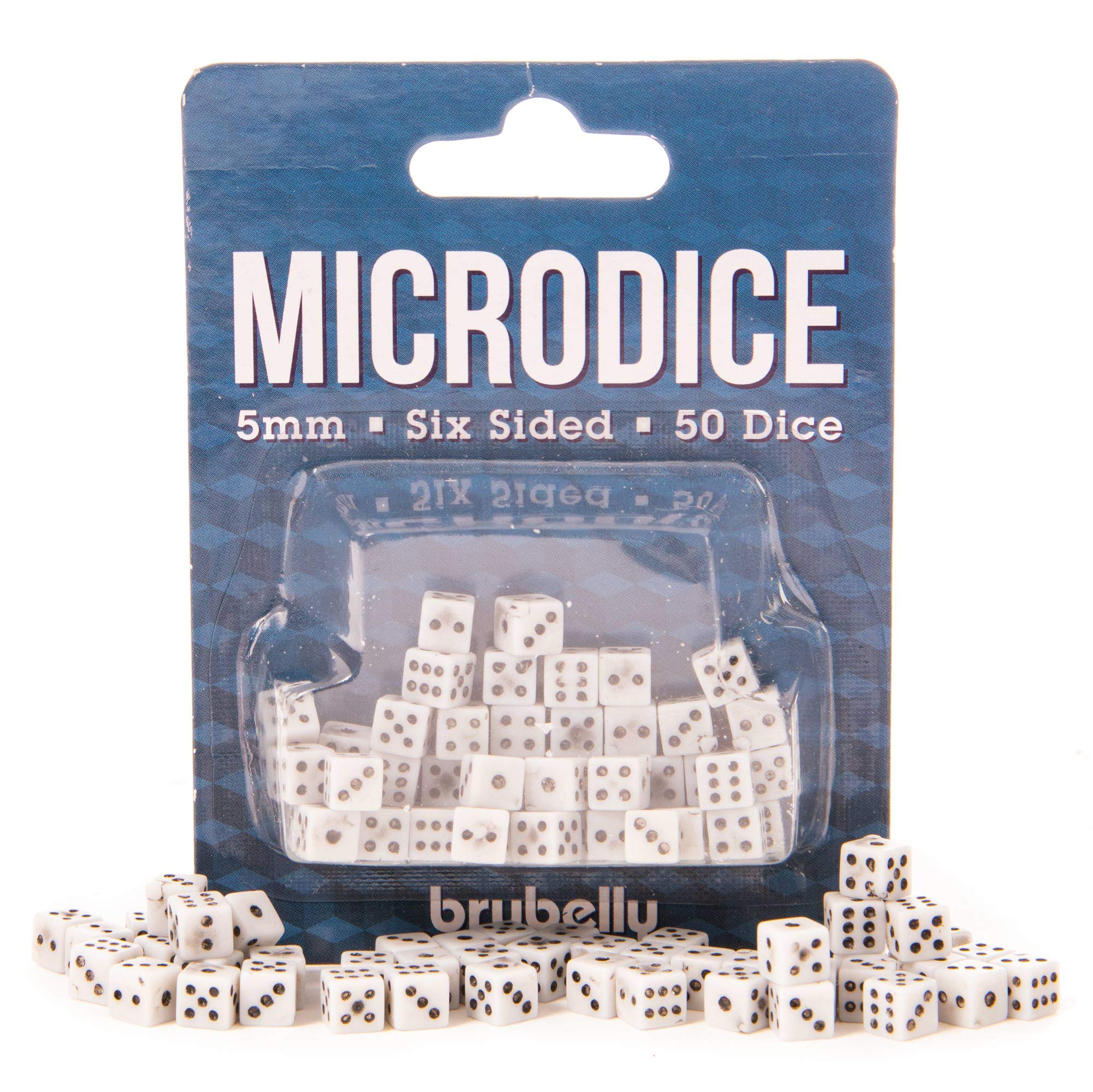 Amazon.com: Microdice - 50-Pack 5mm of Tiny Six-Sided d6 Gaming Mini Dice -  Novelty Geek Gift Set for Tabletop Gamers, Casino Night Parties, Wargames,  Board Games, and Early Elementary Math Learning Counters :