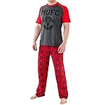 Manchester United Mens Football Club Pajamas Size Medium Red