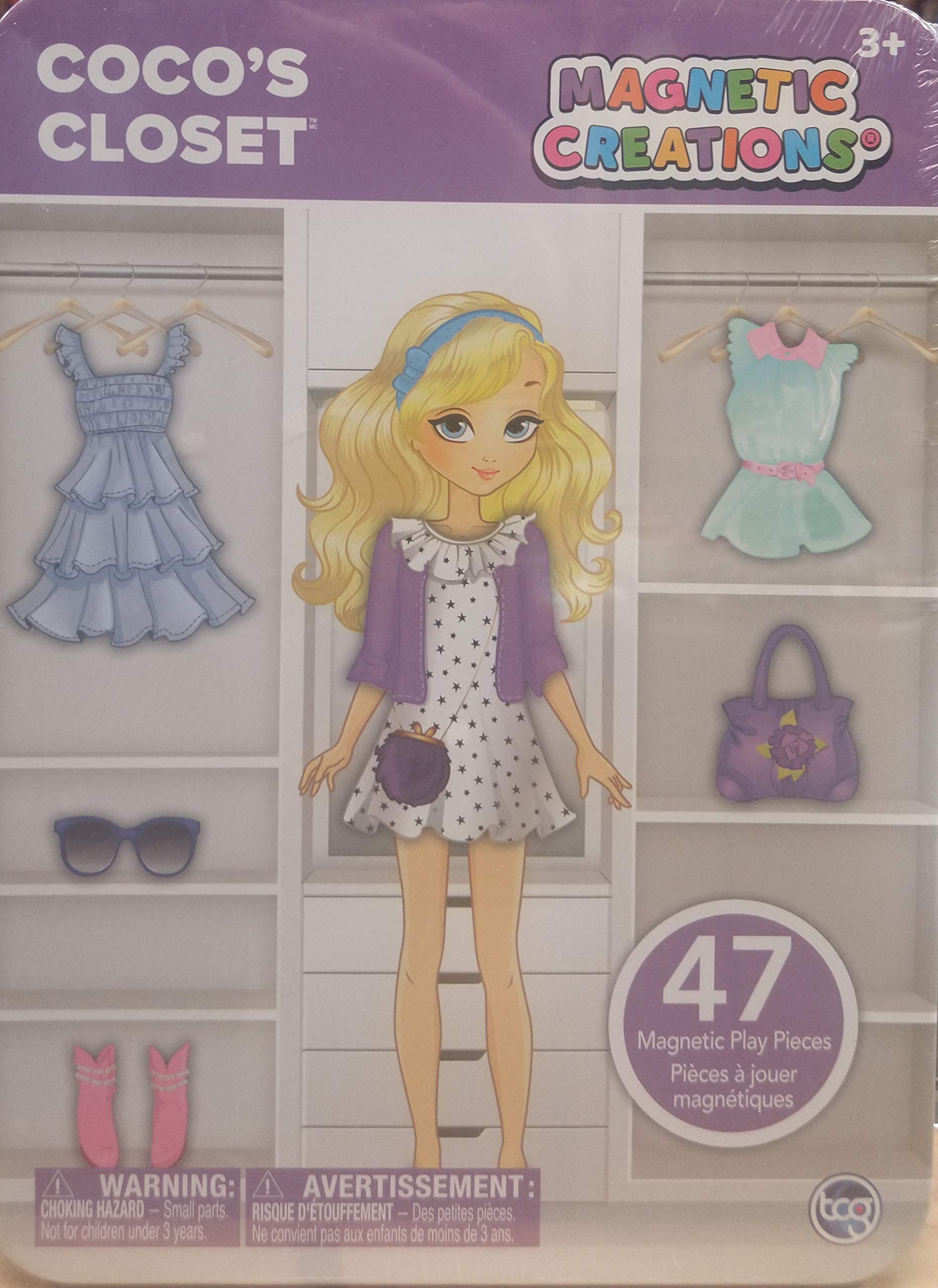 Magnetic Creations Coco´s Closet 47 Magnetic Play Pieces