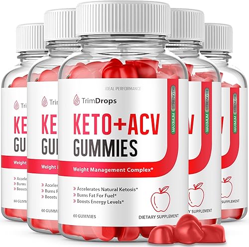 Gomitas Trim Drops Keto ACV Fórmula oficial vegana Keto Plus ACV Gummies Trim Drops Trimdrops Keto ACV Gummies con vinagre de sidra de manzana