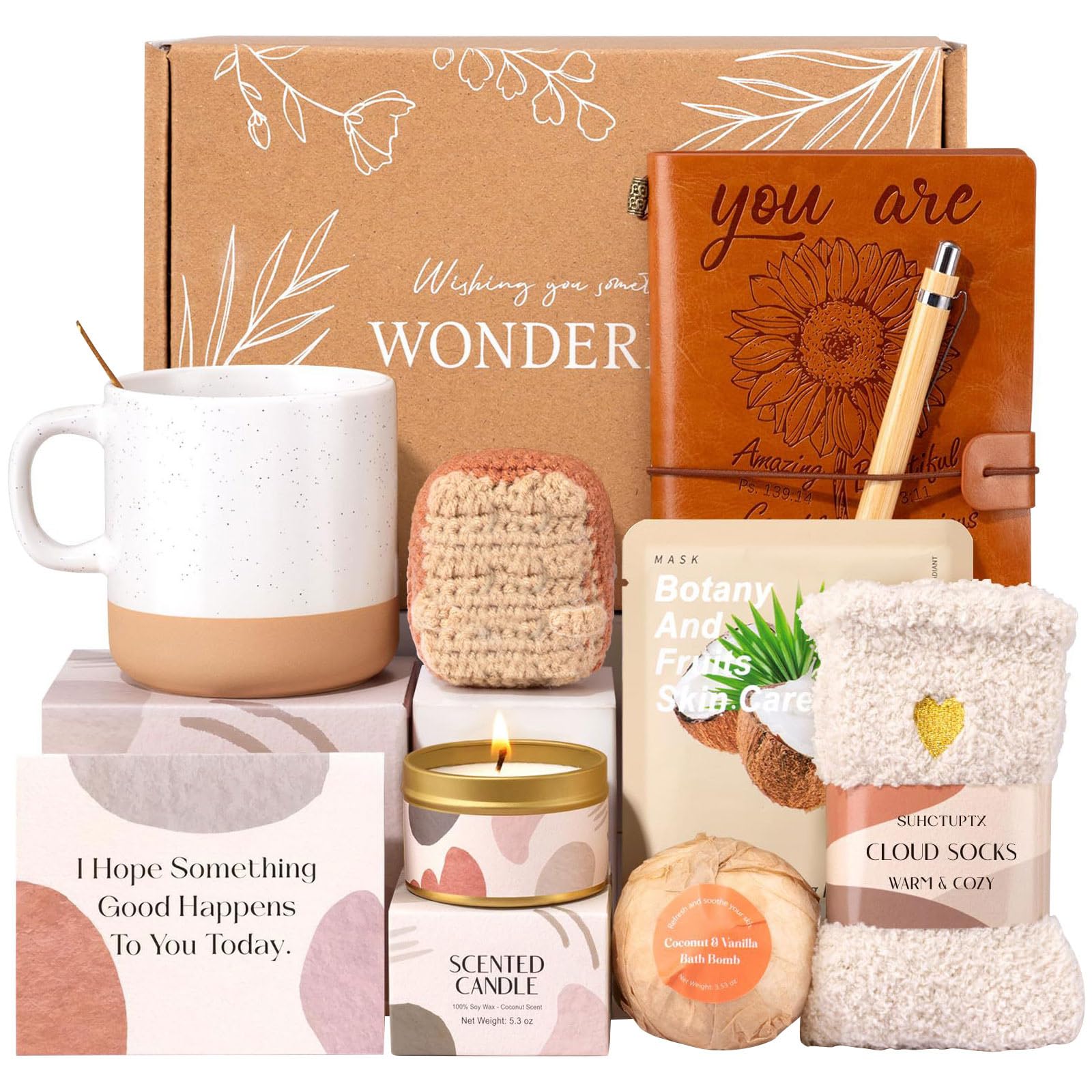 Msioytog Complete Women Comfort Selection Home Inspired Present Package for Mother Day Recovery Phase or Special Moment Recovery Women
