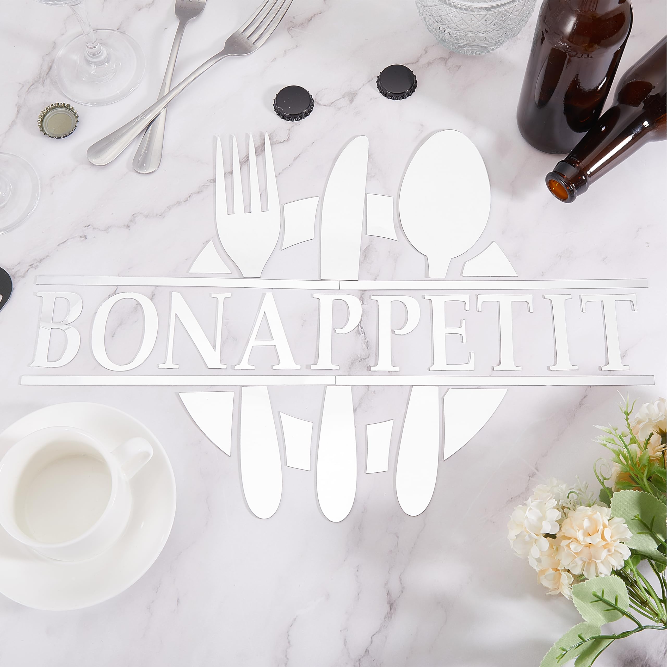 Adesivo da parete in vinile Bon Appetit / Decorazione per cucina