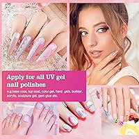 Vista 8 de LKE - Lámpara LED UV para uñas de gel, 40 W, secadora de esmalte de uñas de gel, con 3 temporizadores, accesorios profesionales, herramienta de arte
