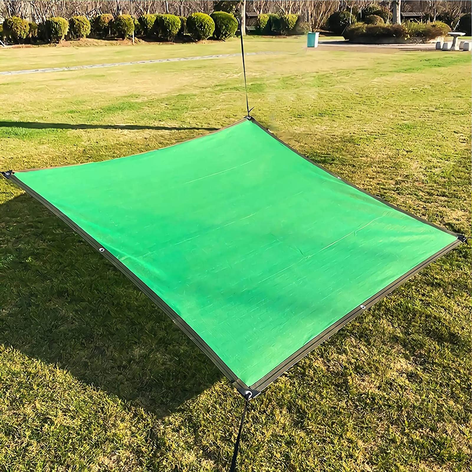 Telo parasole di alta qualità, 5 x 9 m, con occhielli, per patio, pollaio, copertura per piante, resistente agli strappi, rete in tessuto per serra