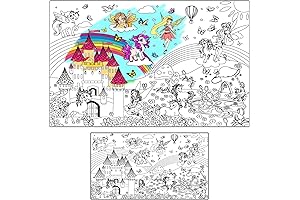 ALEX Toys Art Alex Art Giant Coloring Poster Unicorn and Fairy