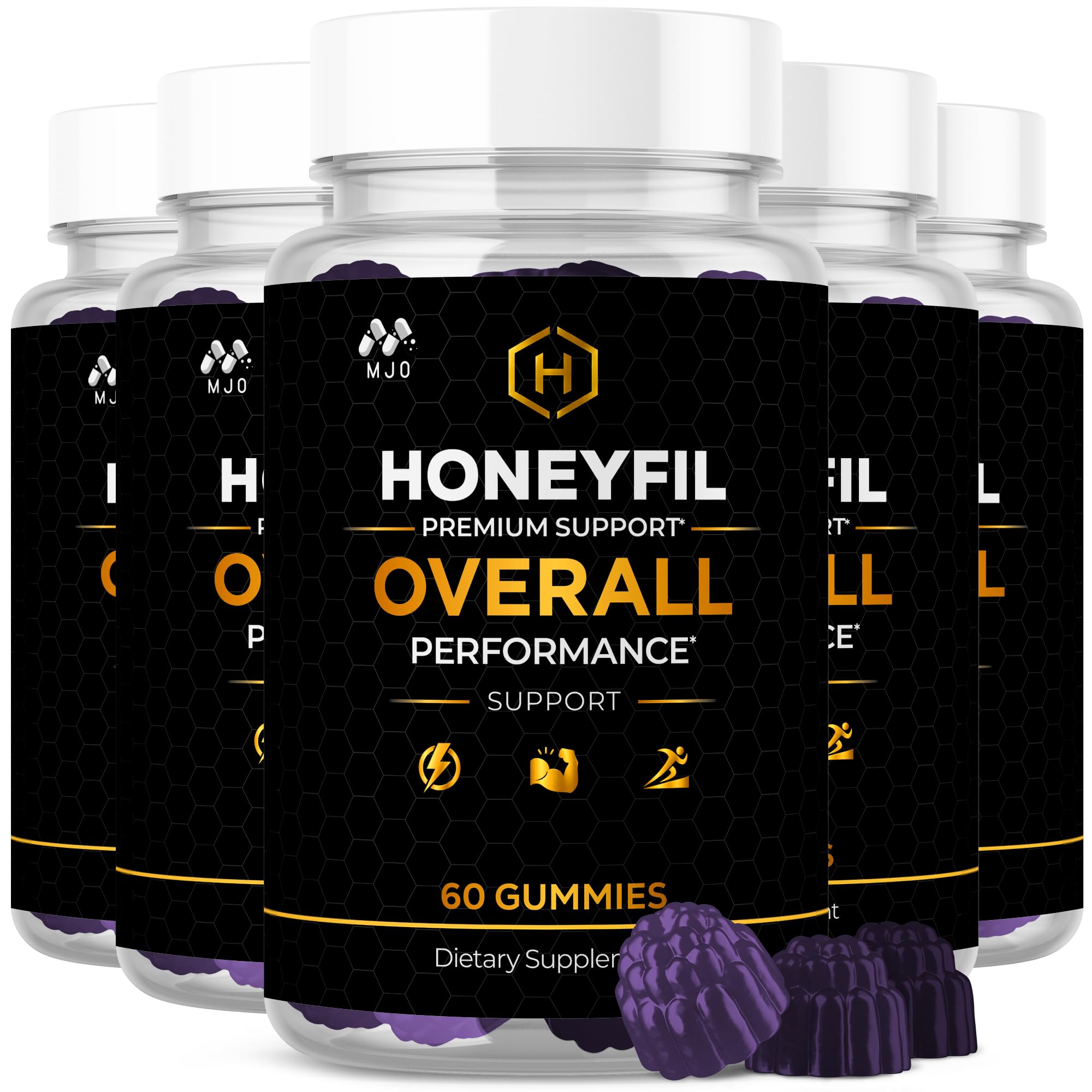 (2 Pack) Honeyfil Gummies Advanced Men's Health Support (120 Gummies) — Amazon image 9