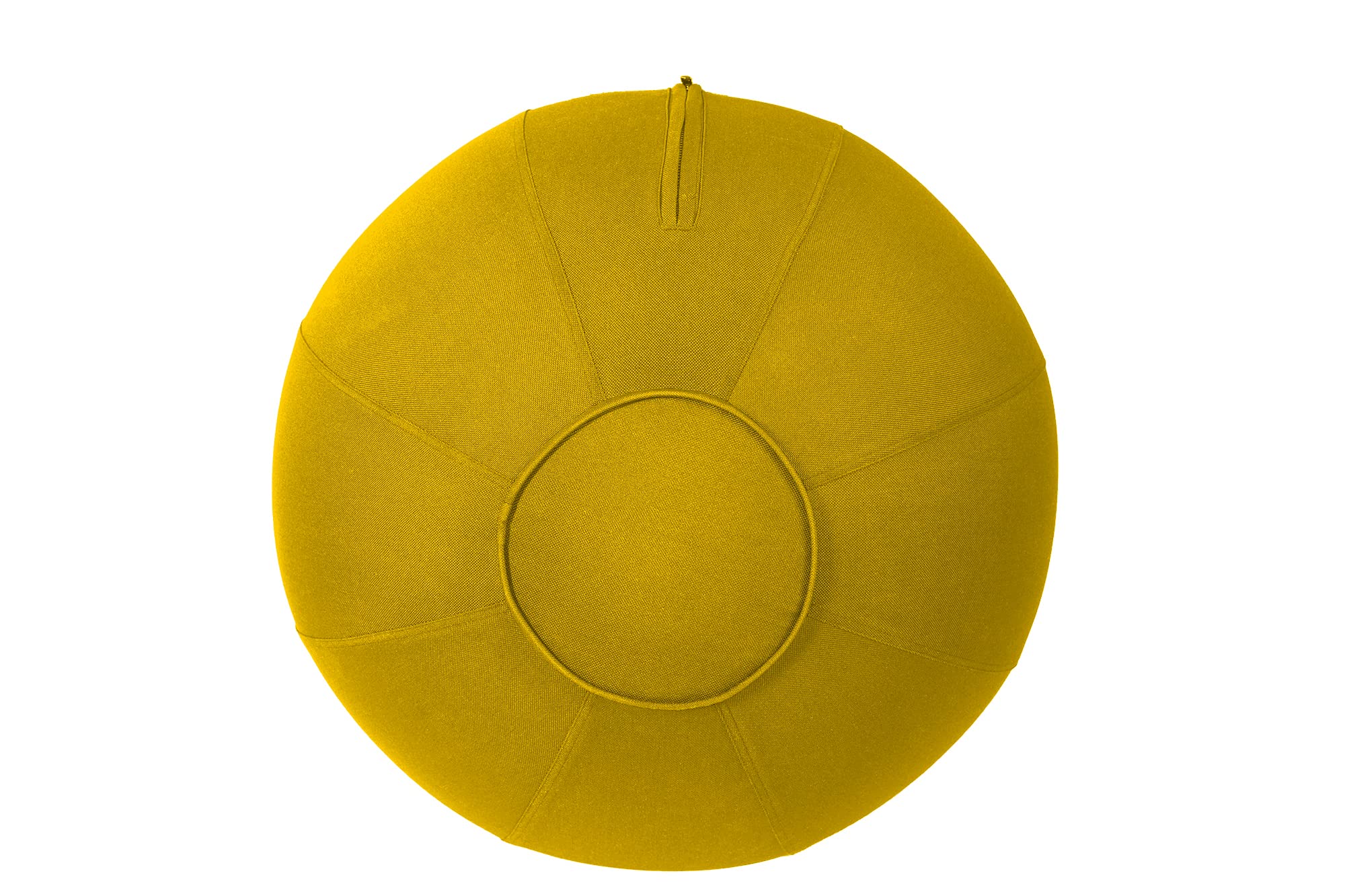ALBA MHBALL J ergonomischer Sitzball, PVC/Polyester, Safran-gelb, mittel