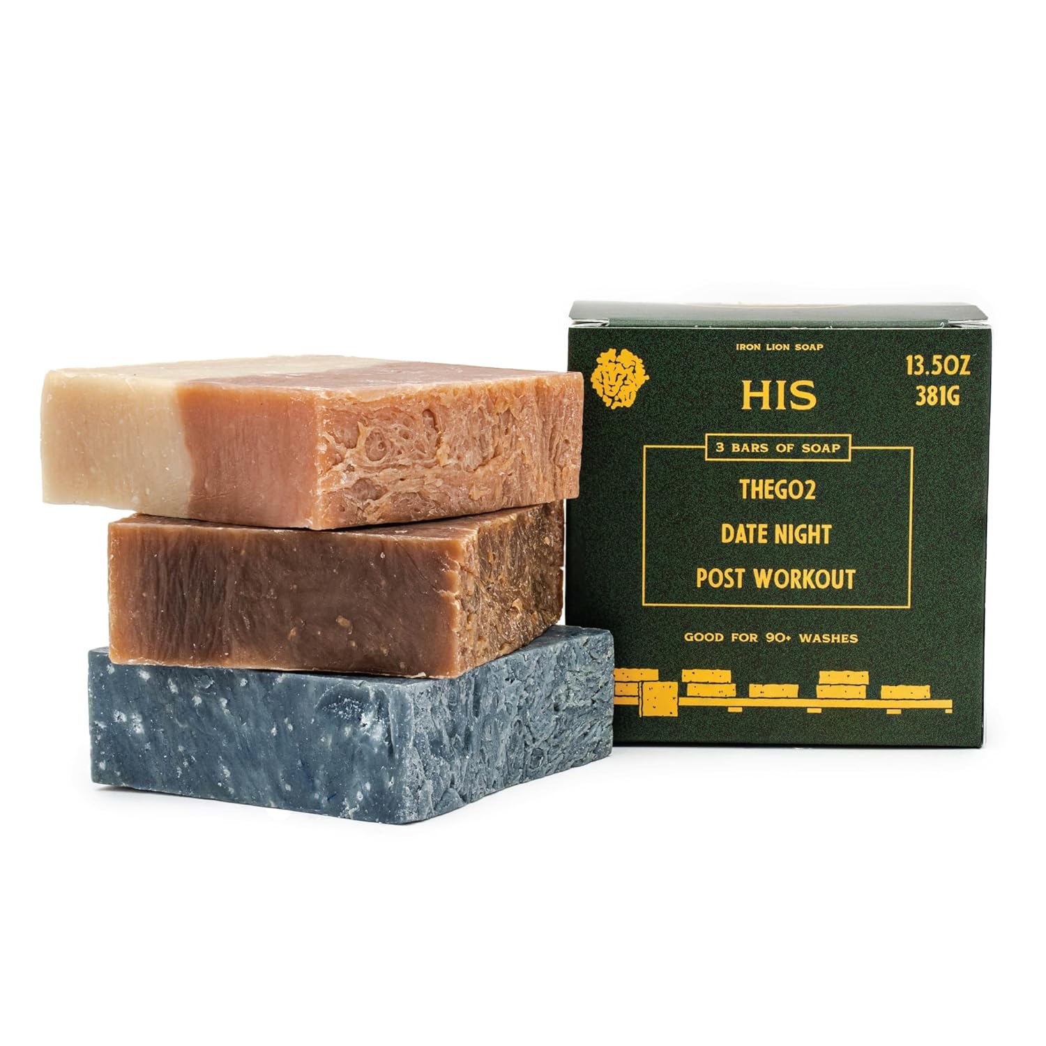 Amazon.com : Iron Lion Soap - HIS Mix, GO2, Post Workout, Date Night ...
