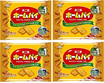 Amazon.co.jp: 不二家 ホームパイ 38枚×4袋 : 食品・飲料・お酒