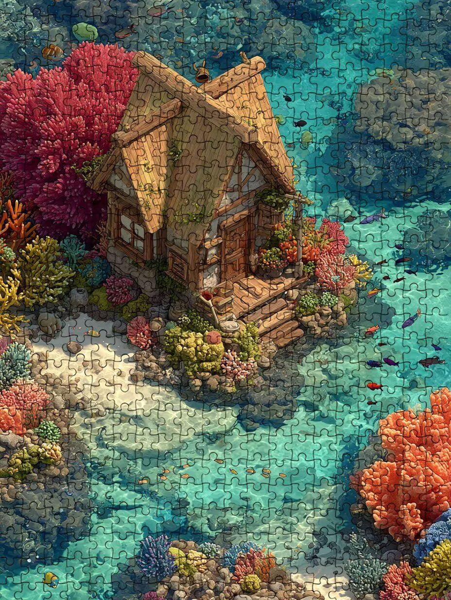 Pesci Sottomarini, 3000 Pezzi Puzzle Classici, per Adulti YHPGL6-276