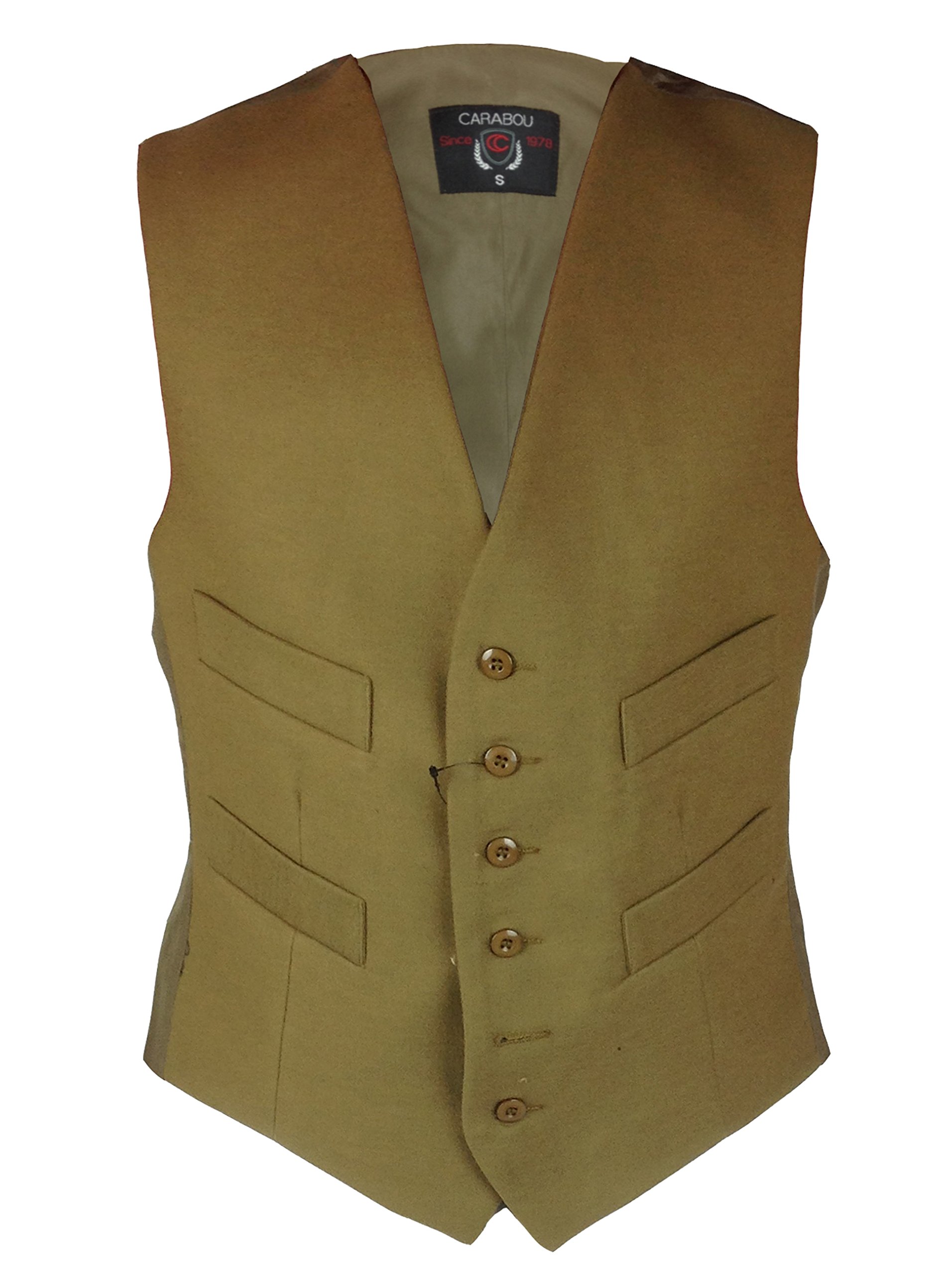 Mens Cotton Moleskin Waistcoat Adjustable Buckle Back and Satin Lining