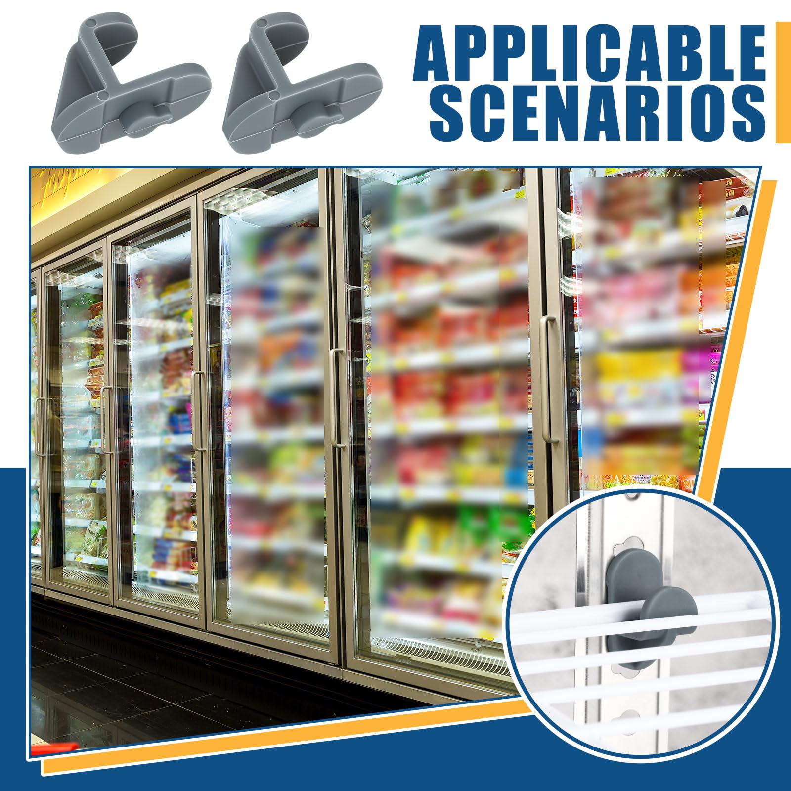 Refrigerator Shelf Clips - Organize Your Fridge! -7