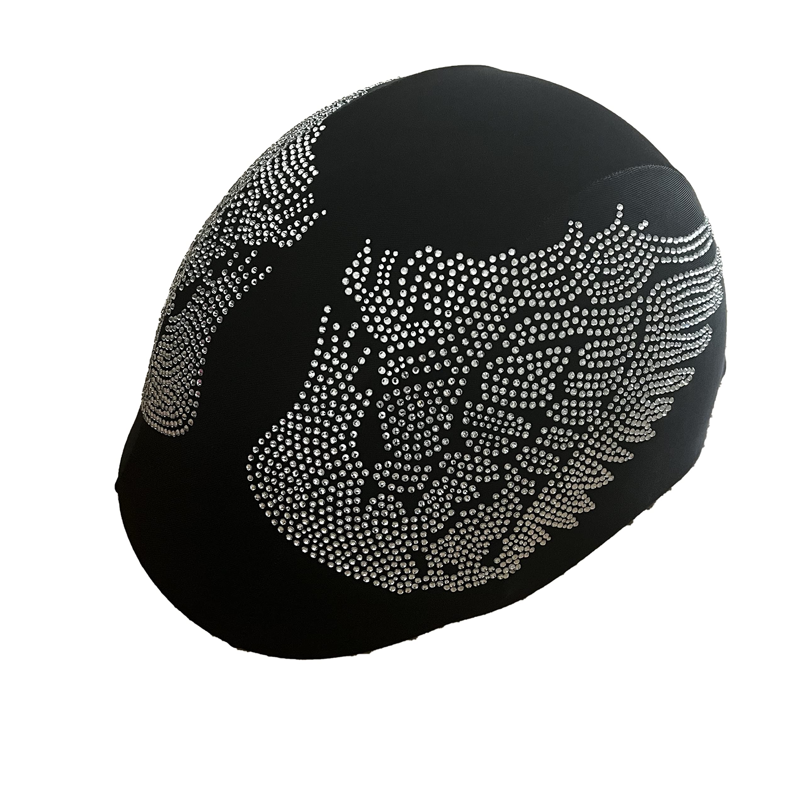 Angel Wing Helmet Cover, Rhinestone Helmet Cover, Helmet Cover for Girls, Crystal Helmet Designs, Helmet
