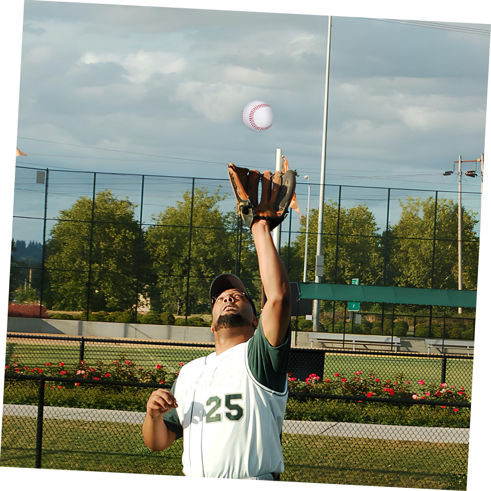 Anneome Balones de Béisbol de Entrenamiento para Principiantes, 12 Piezas, Superficie Lisa de PVC y Virutas de Madera, Adecuado para Bateo