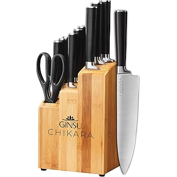 Amazon Com Miyabi Morimoto Edition Knife Block Set 7 Piece Black W Red Accent Stainless Steel Boxed Knife Sets Kitchen Dining