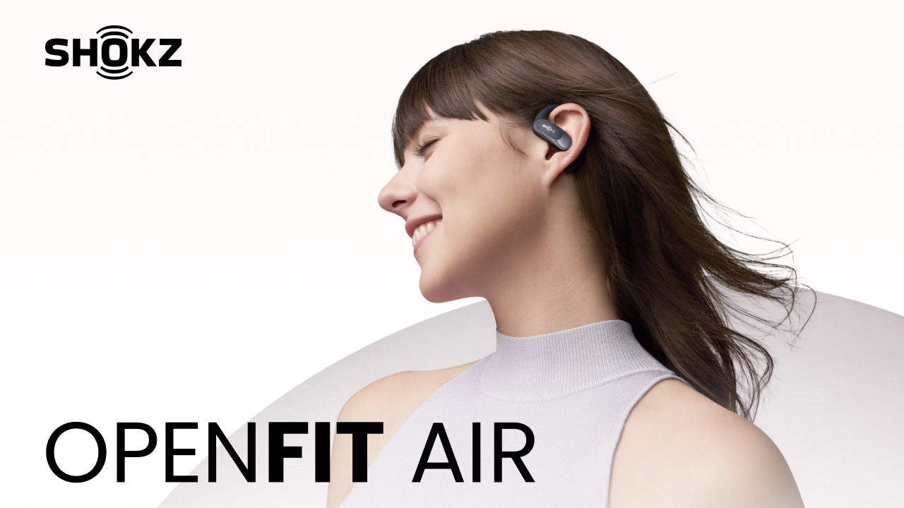 SHOKZ OpenFit Air ブラック 新品未開封品 Shokz(AfterShokz)(ショックス(アフターショックス)) OPENFIT