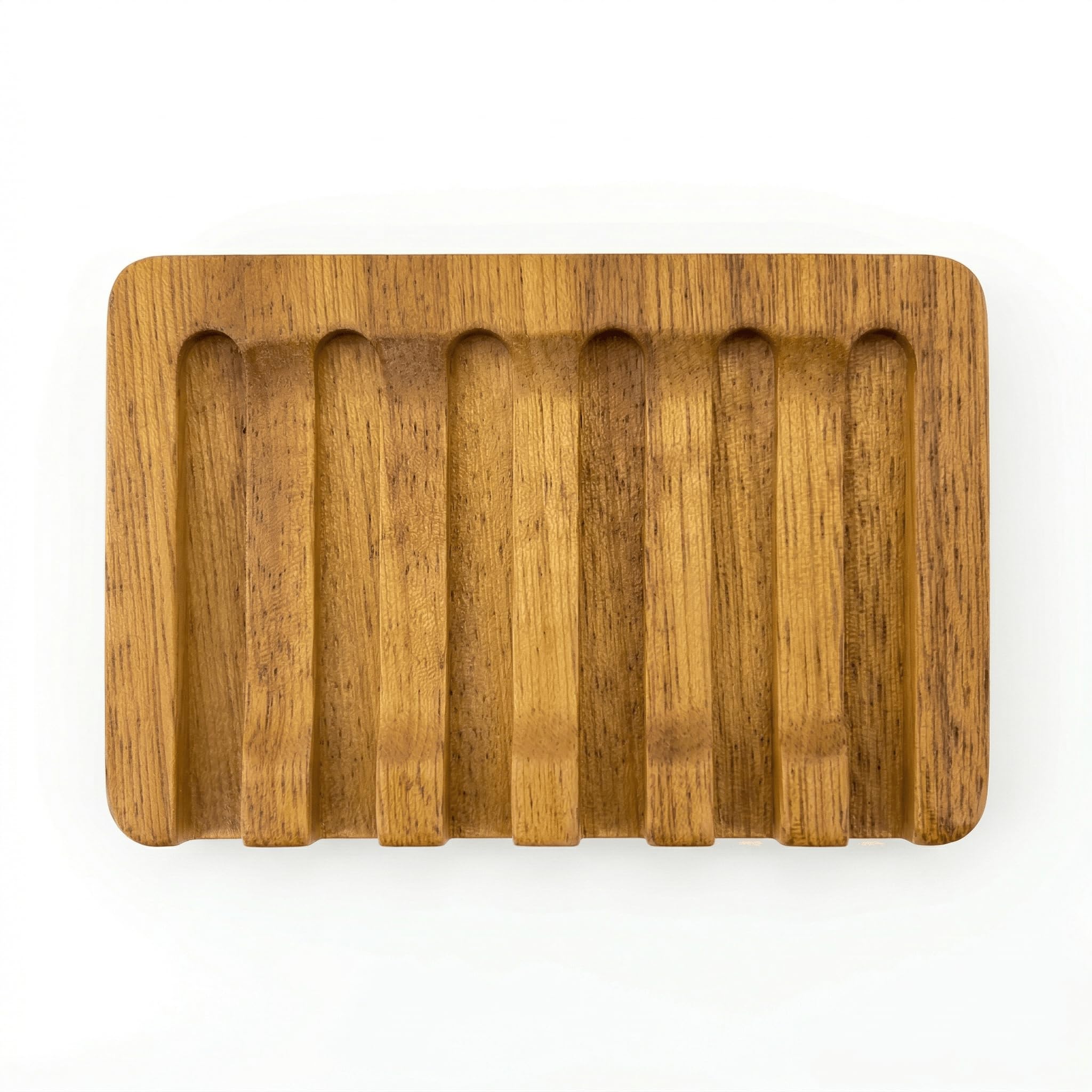 Teak soap dish, self-draining, non-slip soap holder, suitable for bathroom use, compact shower soap dish with soap box, wooden soap holder.