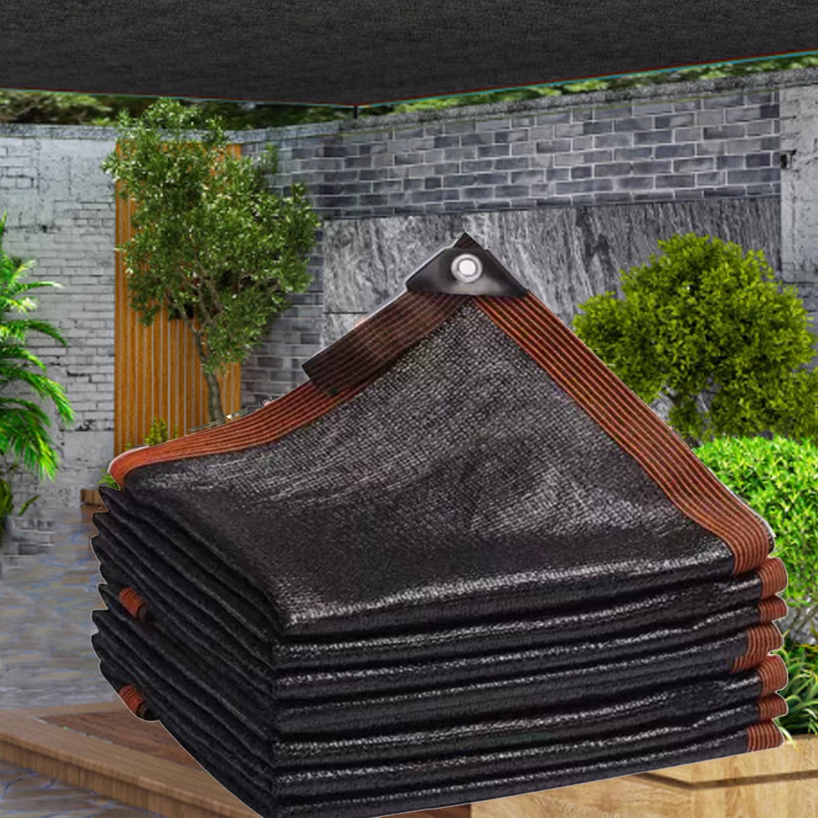 Garden Expert Schattenstoff – 70-75% Schattierung, 152x300 Cm, Mit Ösen Alle 60 Cm, Aus HDPE, Für Garten, Terrasse, Gewächshaus