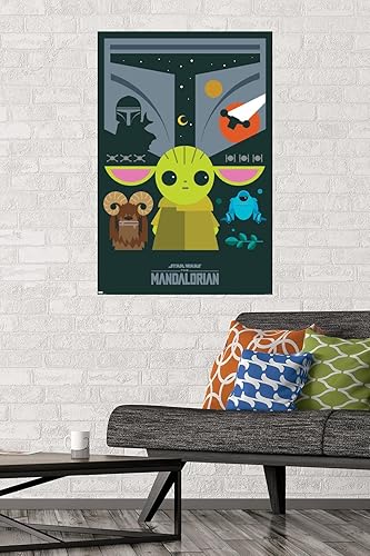 Miniatura 2 de Trends International 24X36 Star Wars The Mandalorian - Geo Pop Group Wall Poster