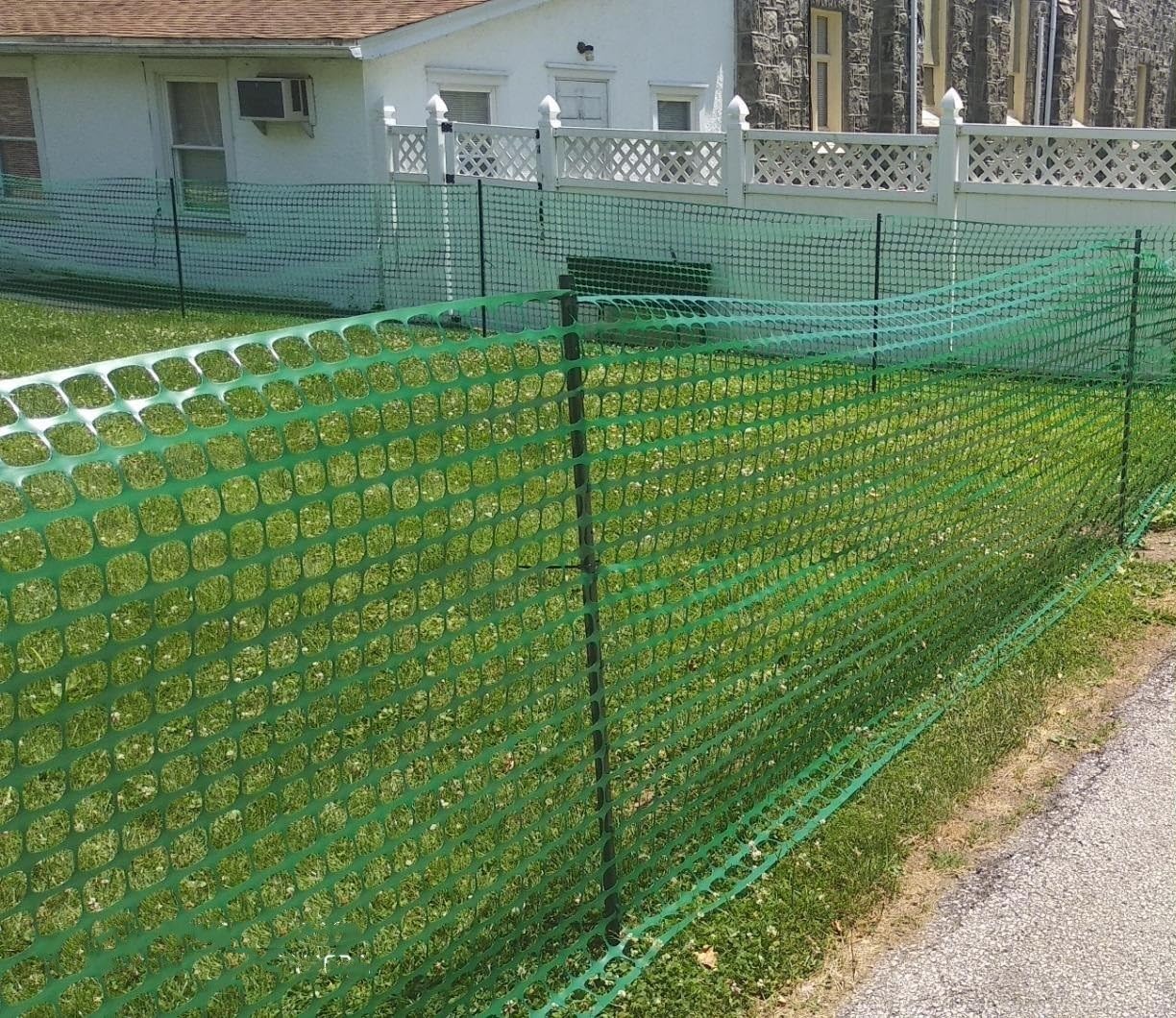 3 Fuß Metall Zaunpfosten Gartenzaun U Pfosten Grün 15 Stück für 61.0 cm hoch Garten geschweißt Drahtzaun U-K Stahl Gartenpfosten Schild Pfosten