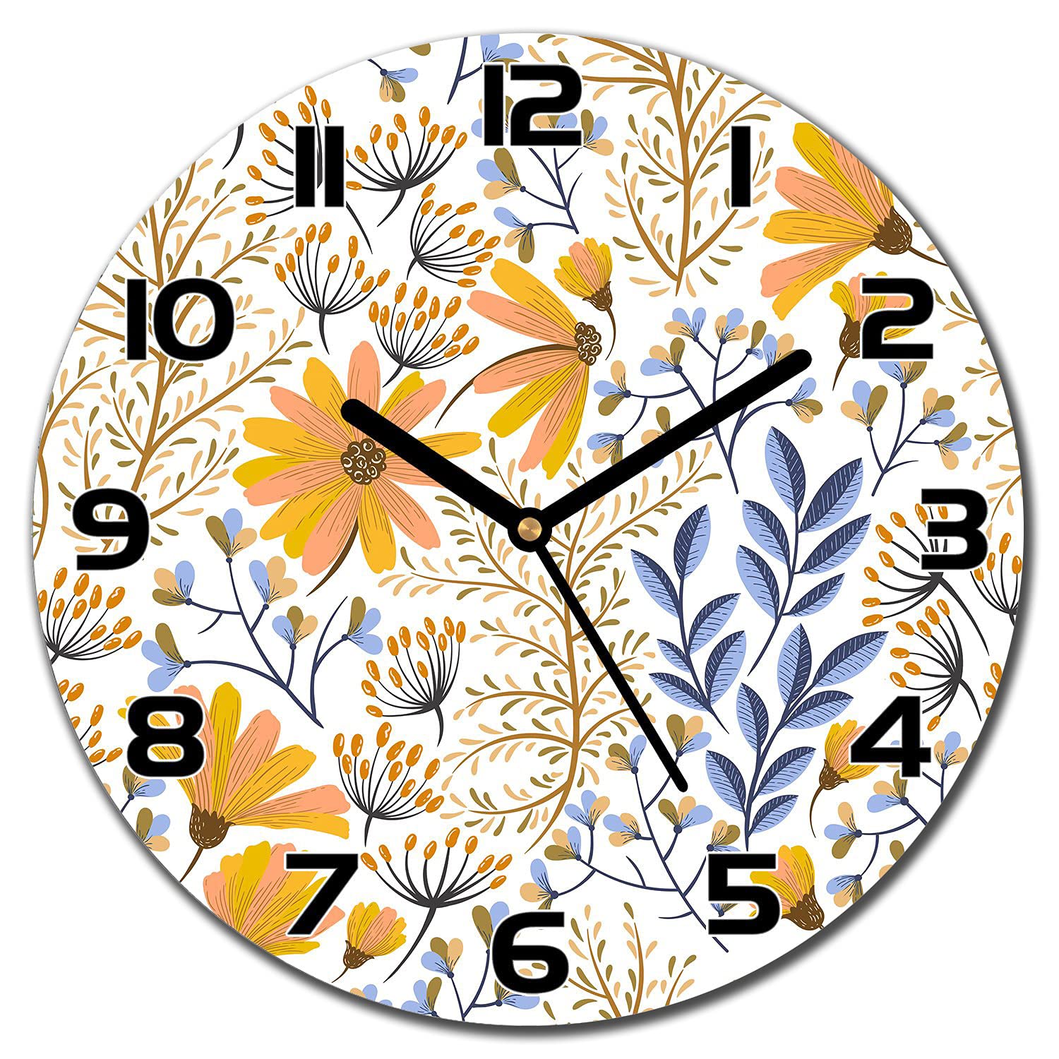 Horloge en Verre de Sécurité Impression Haute Définition Durable