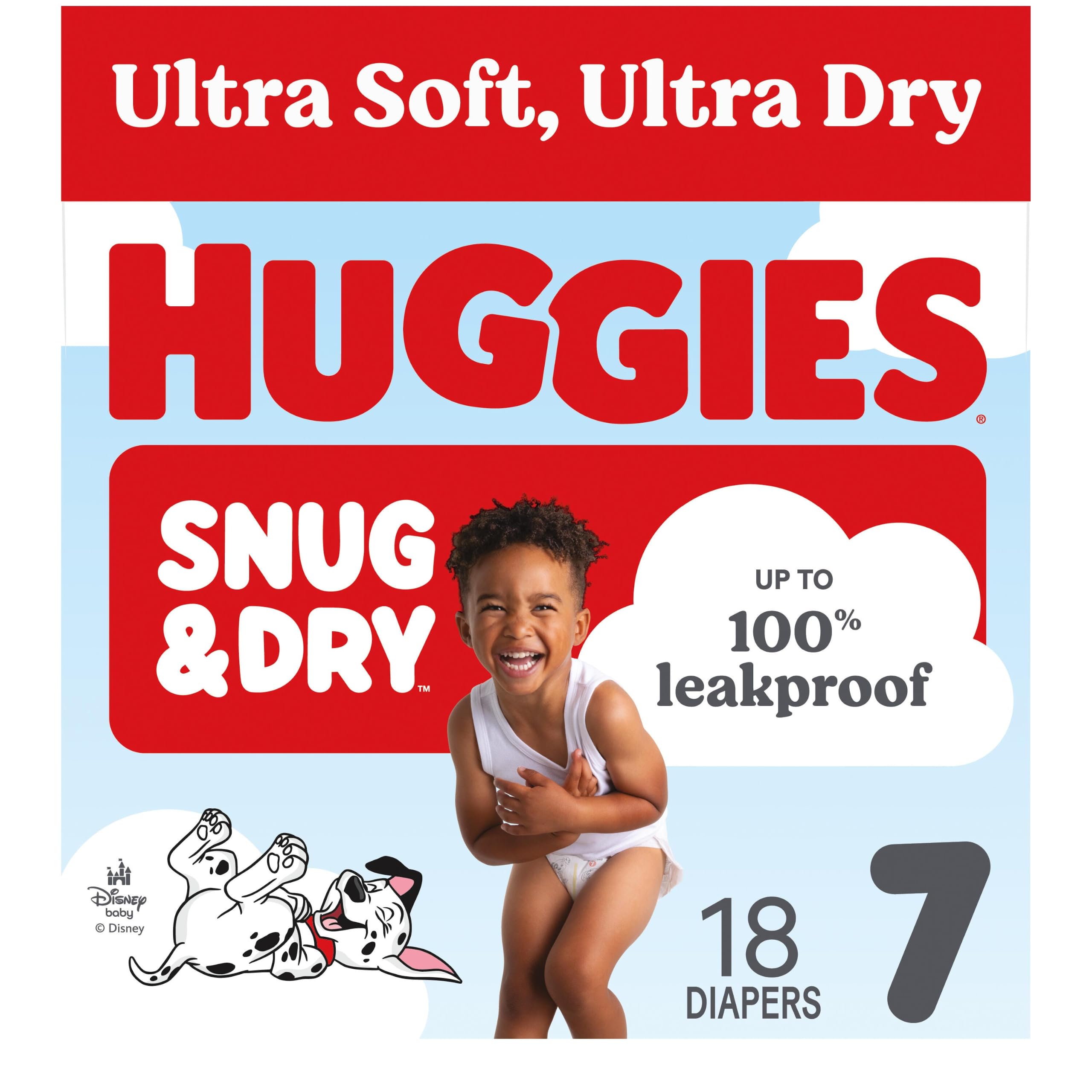 Huggies Snug &amp; Dry Diapers Size 7, 18 Count