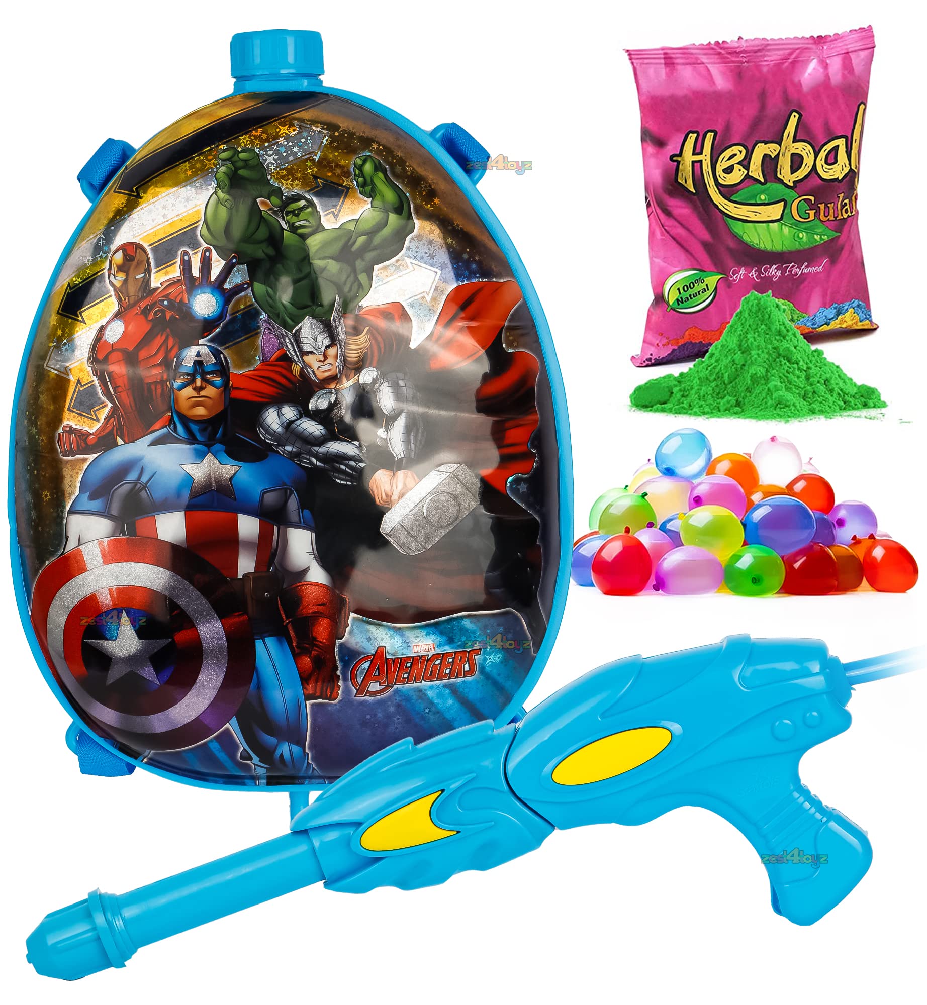Zest 4 Toyz Holi Pichkari Water Gun for Kids Boy Girl Powerful High Pressure Tank Spray with 1 Pkt Holi Color & 100 Balloon - Gold Tank (B0BTJ514Q4) Amazon Price History, Amazon Price Tracker
