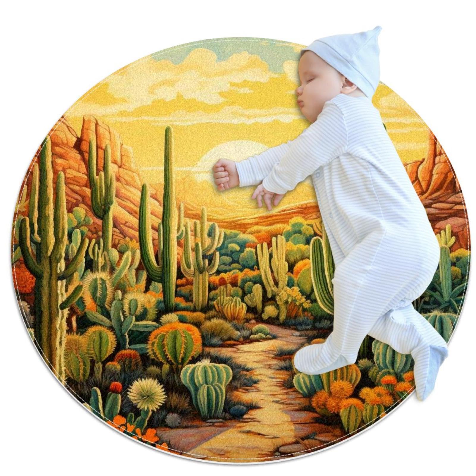 Tapis de douche rond 1m antidérapant pour sécuriser la salle de bain des enfants
