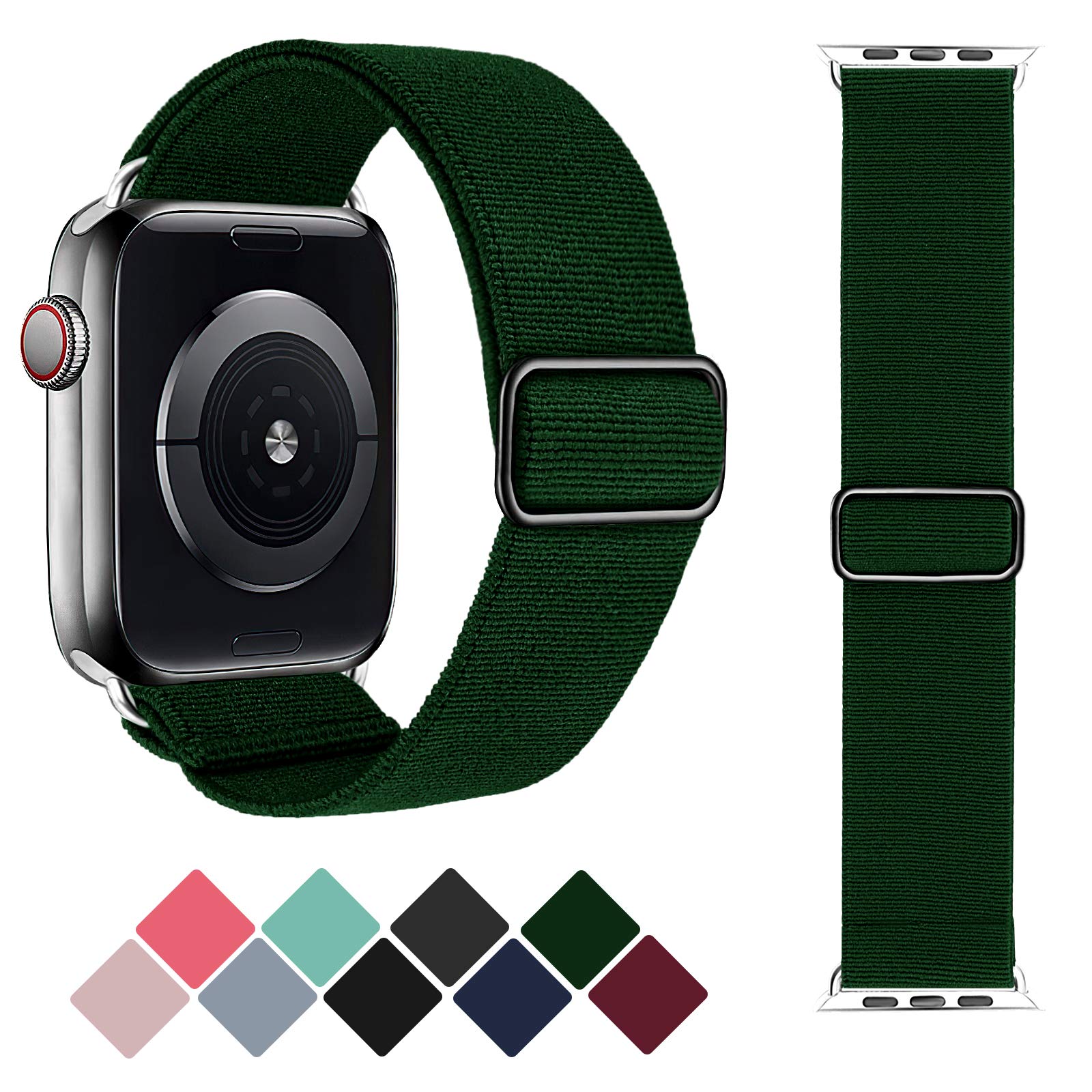 Maroon/Pine green+rose gold for \