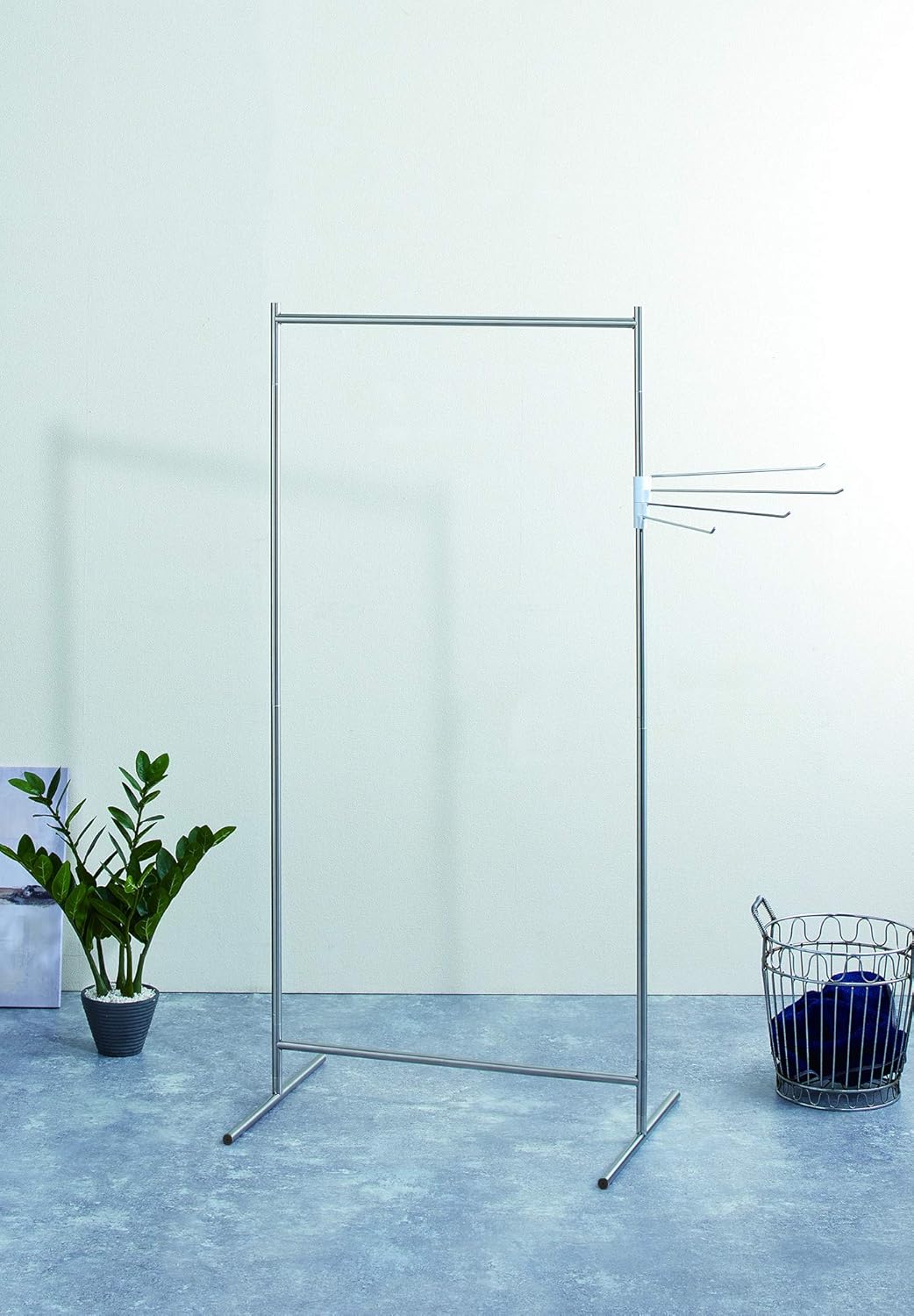 Tenma Indoor Clothes Dryer Combines Durability and Beauty, Interior Clothes Dryer, Hanger Rack, Easy to Assemble, Simply Plug, Easy to Carry and Compact Storage, Easy Assembly, Color All Stainless
