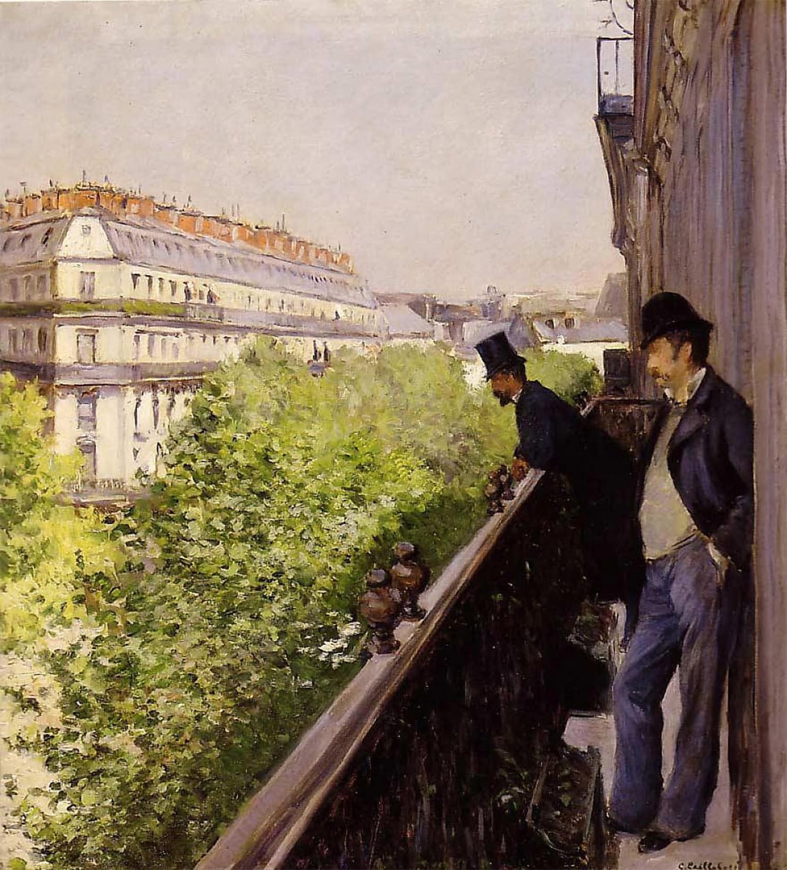 Peinture D'Art D'Affiche Caillebotte Graffiti pour une Décoration Premium