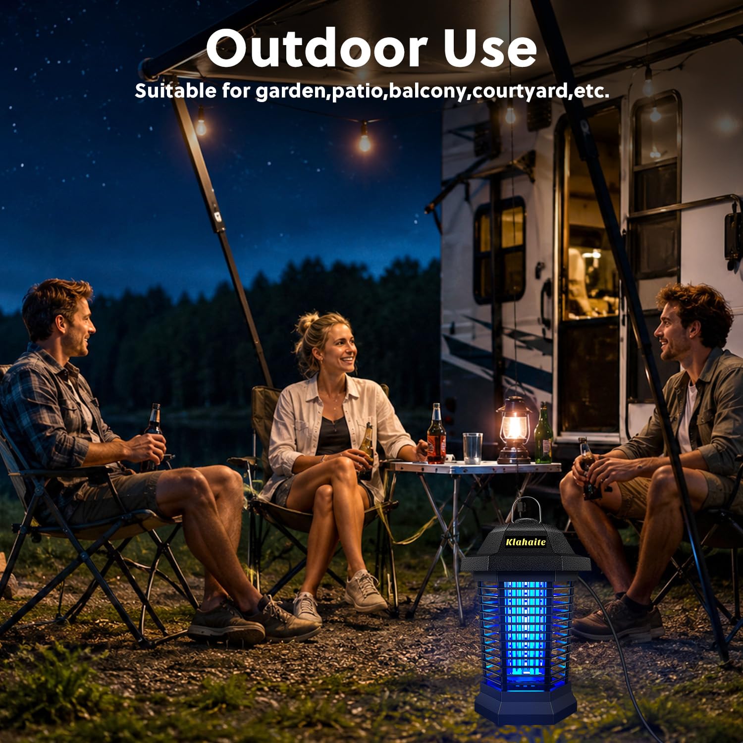 Klahaite Bug Zapper - Pest-Free Outdoor Space -4