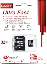 BigBuild Technology 32GB UltraFast 80MB s Memory Card For Akaso EK7000 action camera Class 10 MicroSDHC BigBuild Technology 32GB UltraFast 80MB s Memory Card For Akaso EK7000 action camera Class 10 MicroSDHC